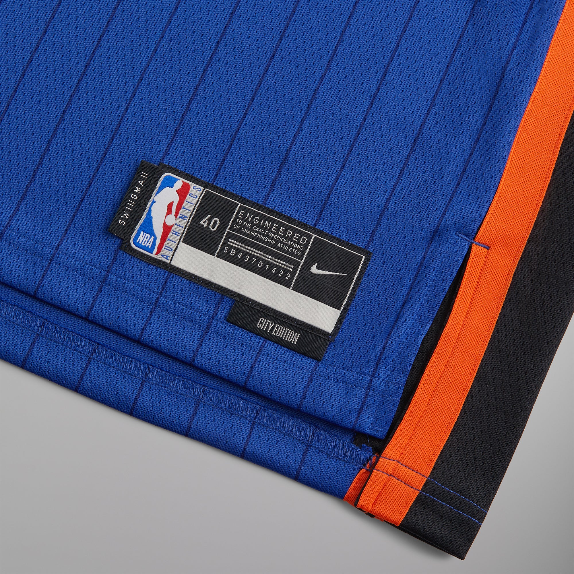 Nike Jalen Brunson New York Knicks Swingman City Edition 2023 Jersey - Rush Blue - Image 5