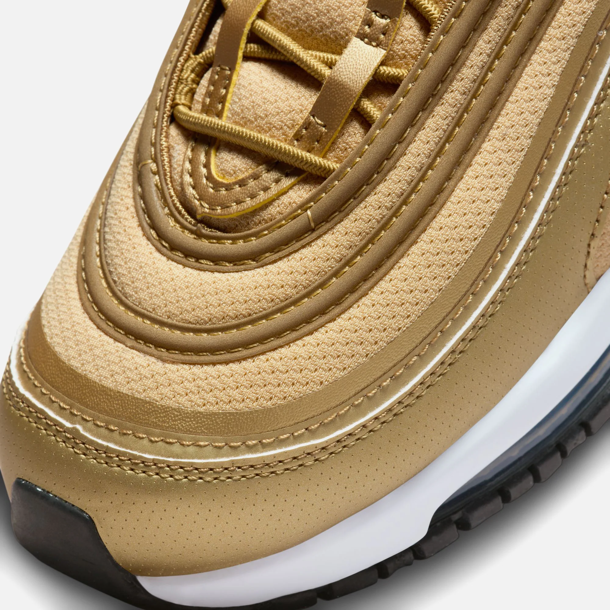 Nike PS Air Max 97 - Metallic Gold / University Red / Black / White - Image 6