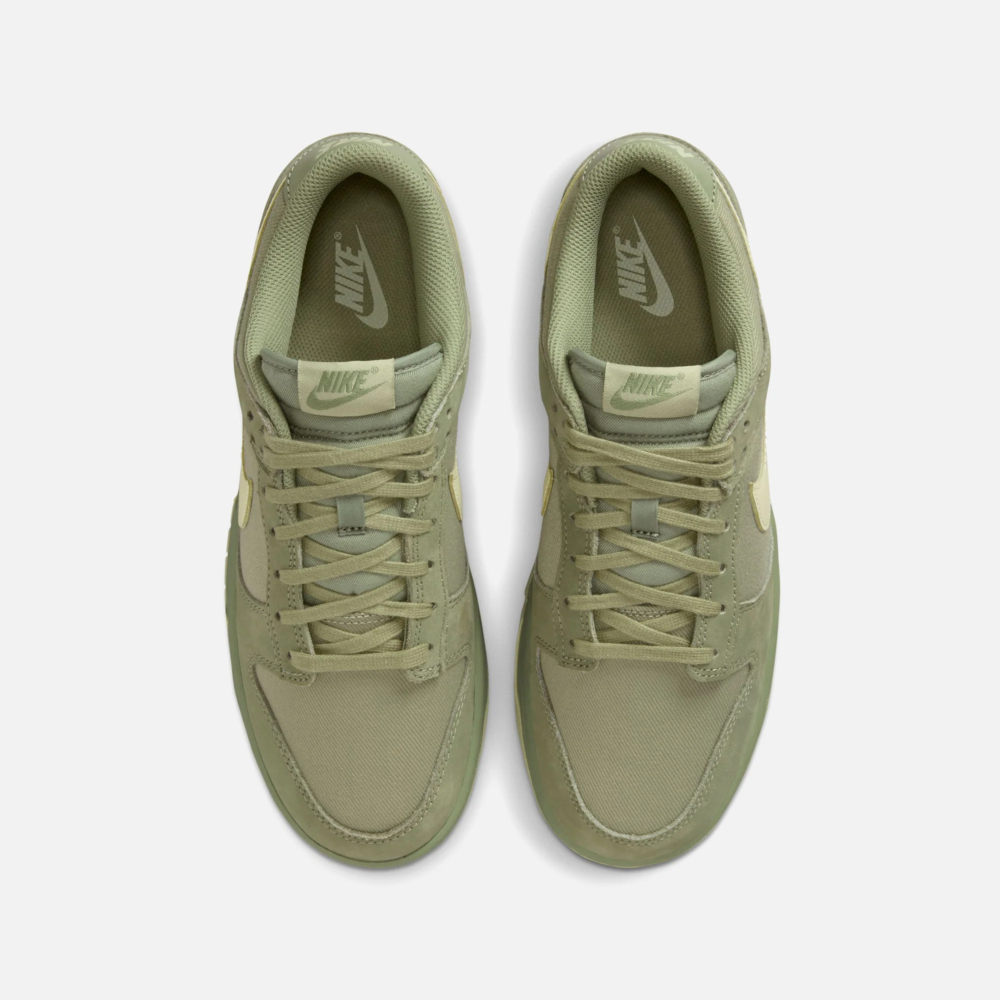 Nike Dunk Low Retro PRM NBHD - Oil Green / Olive Aura / Phantom - Image 4