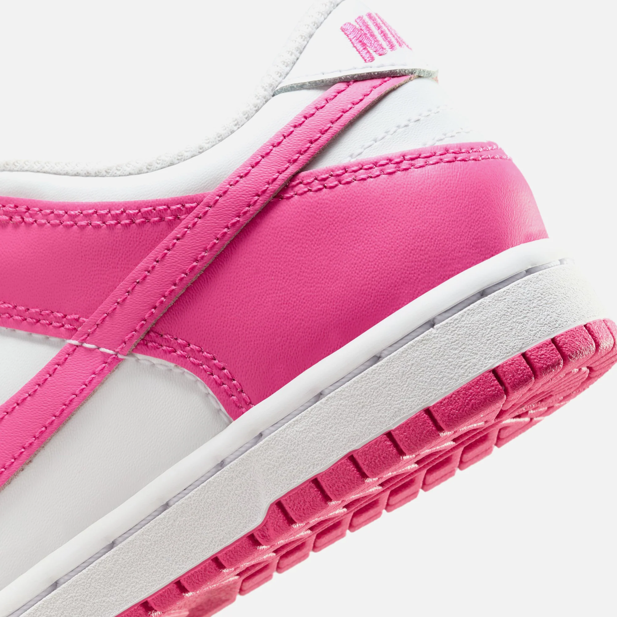 Nike PS Dunk Low - White / Laser Fuchsia - Image 7