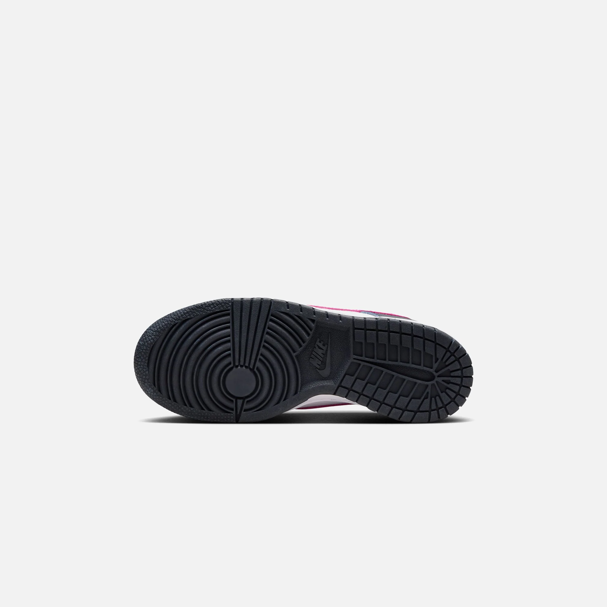 Nike GS Dunk Low - Dark Obsidian / Fierce Pink / White - Image 9