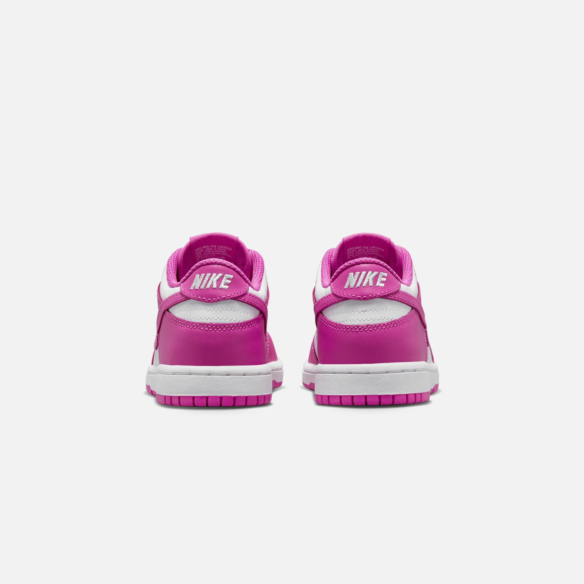 Nike Pre-School Dunk Low - White / Active Fuchsia - Image 4