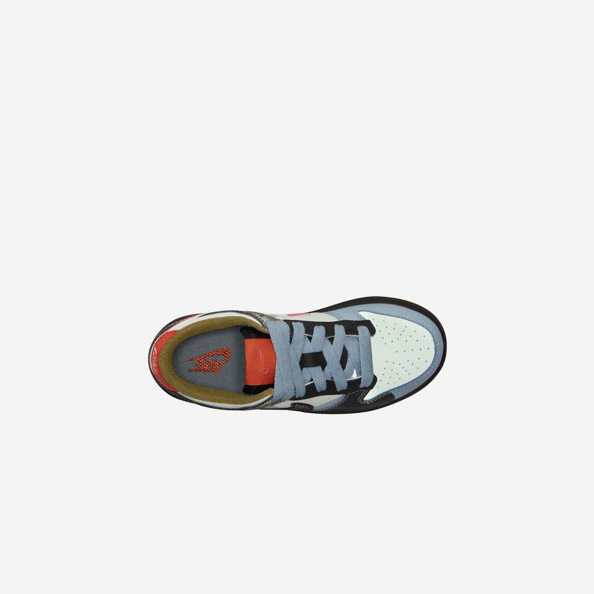 Nike PS Dunk Low - Summit White / Light Armory / Blue / Black - Image 5