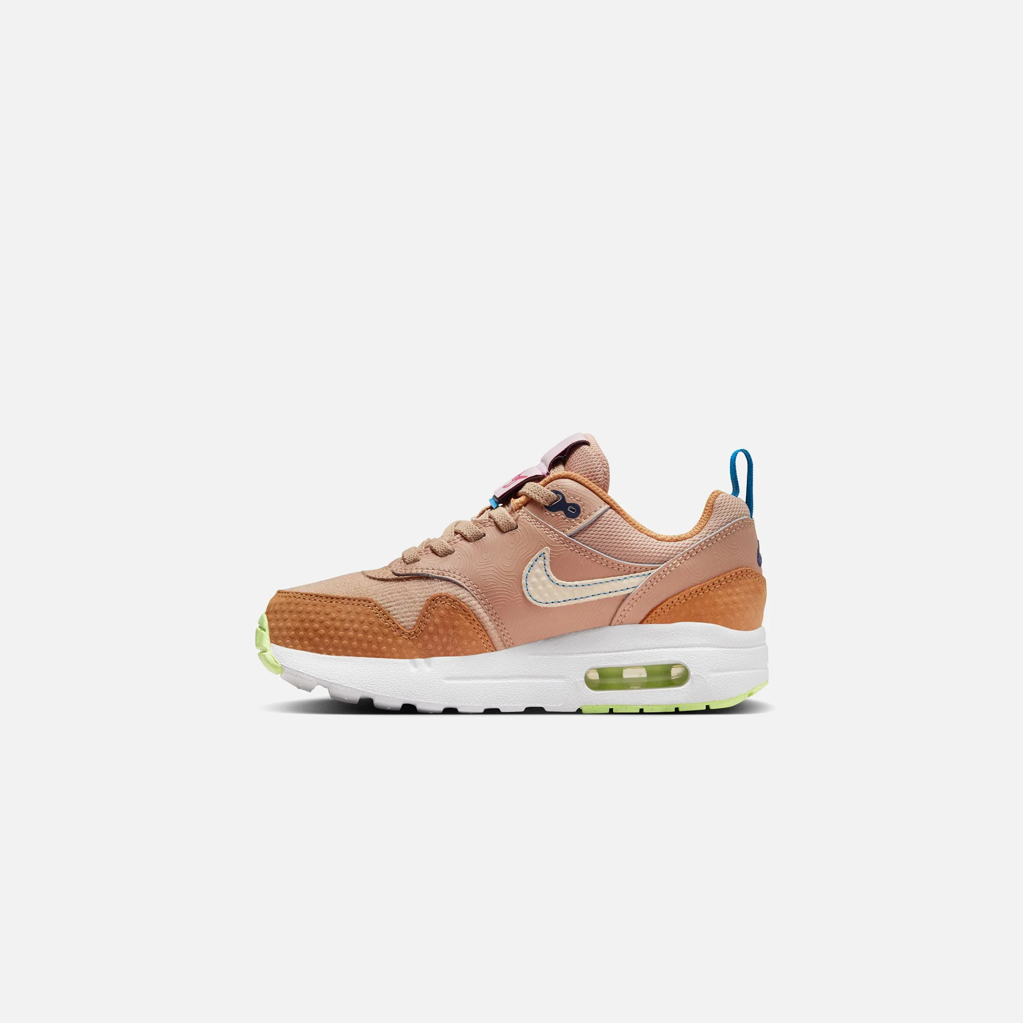 Nike Pre-School Air Max 1 SE Easy On - Black / White / Playful Pink / Stadium - Image 3