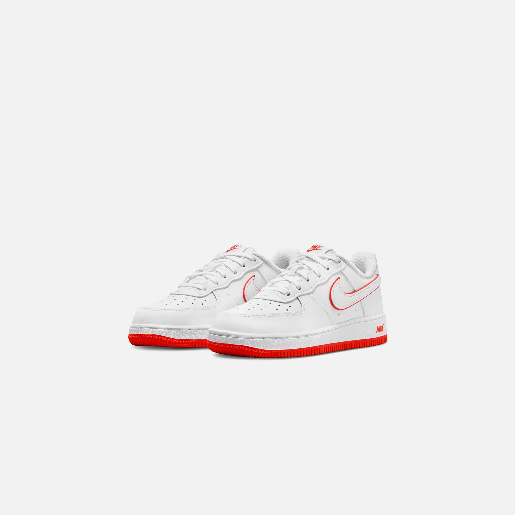 Nike PS Air Force 1 Low - White / White / Picante Red - Image 2