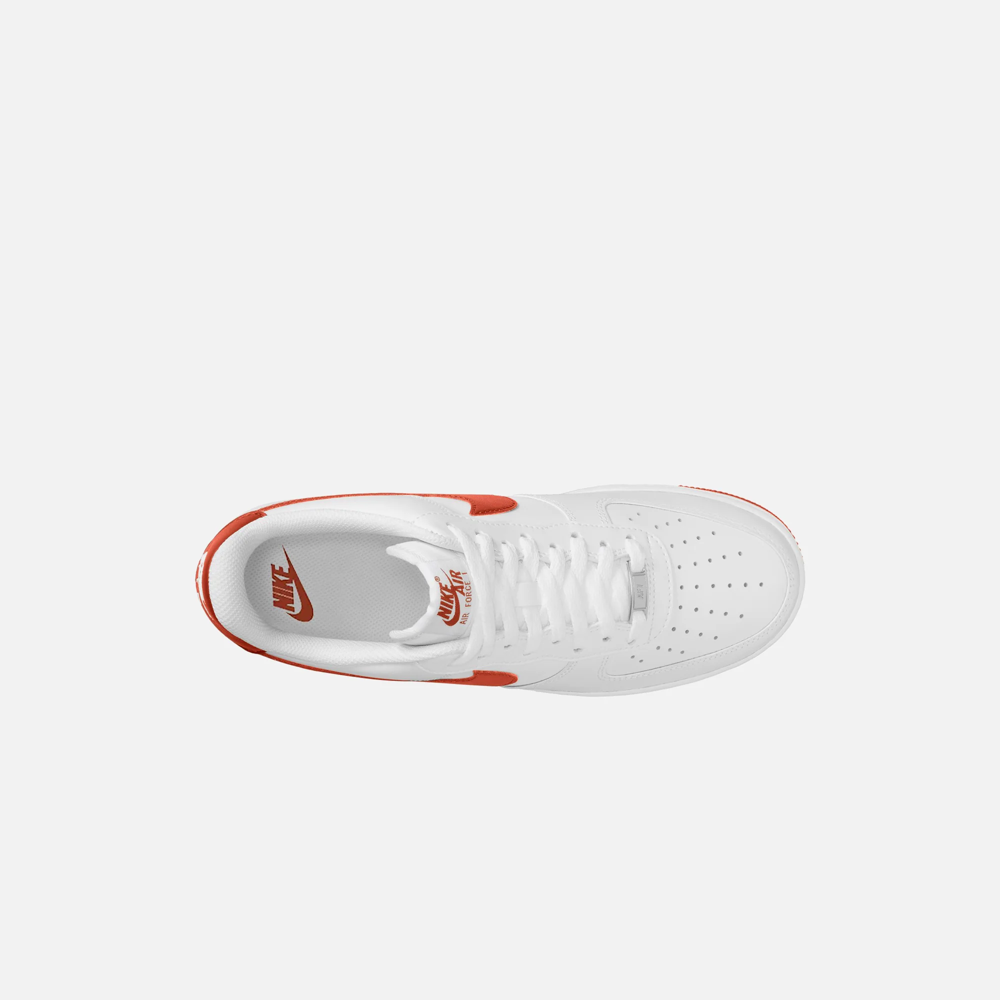 Nike Air Force 1 '07 - White / Dragon Red / White - Image 4