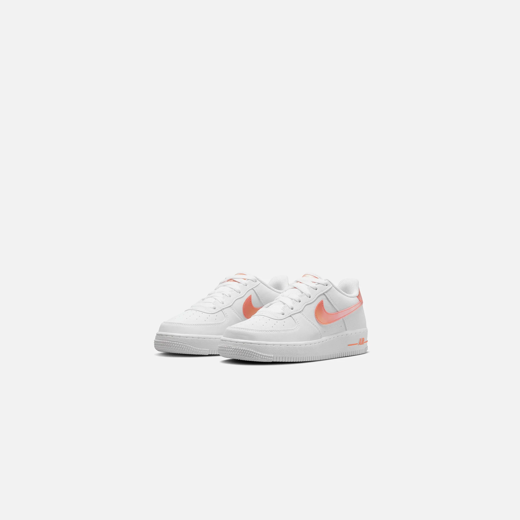 Nike Grade School Air Force 1 Next Nature - White / Safety Orange - Image 2