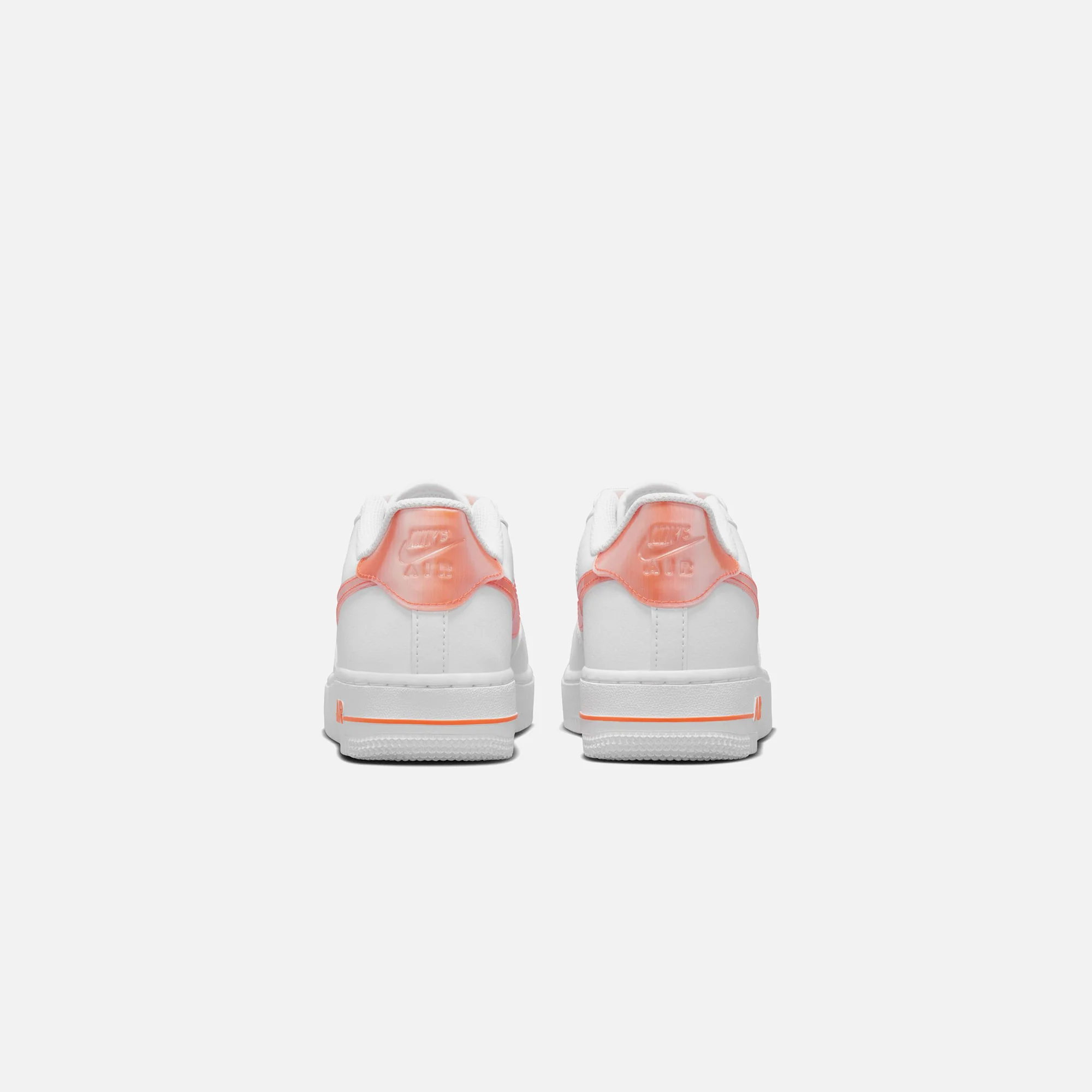 Nike Grade School Air Force 1 Next Nature - White / Safety Orange - Image 4