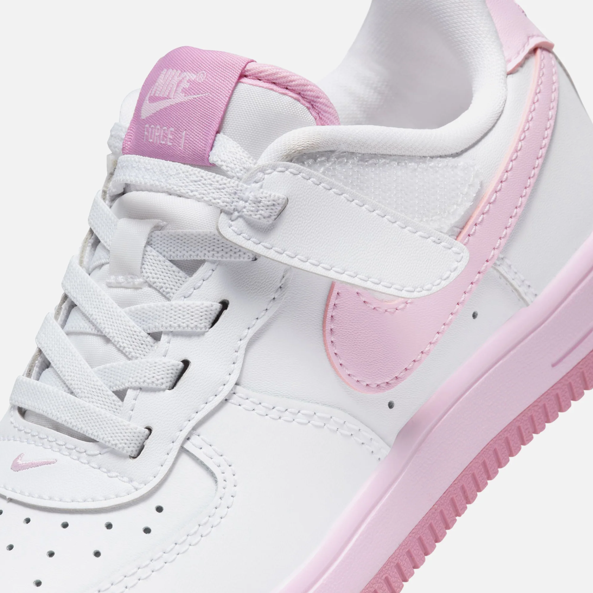 Nike PS Force 1 Low Easyon - White / Pink Foam / Elemental - Image 7