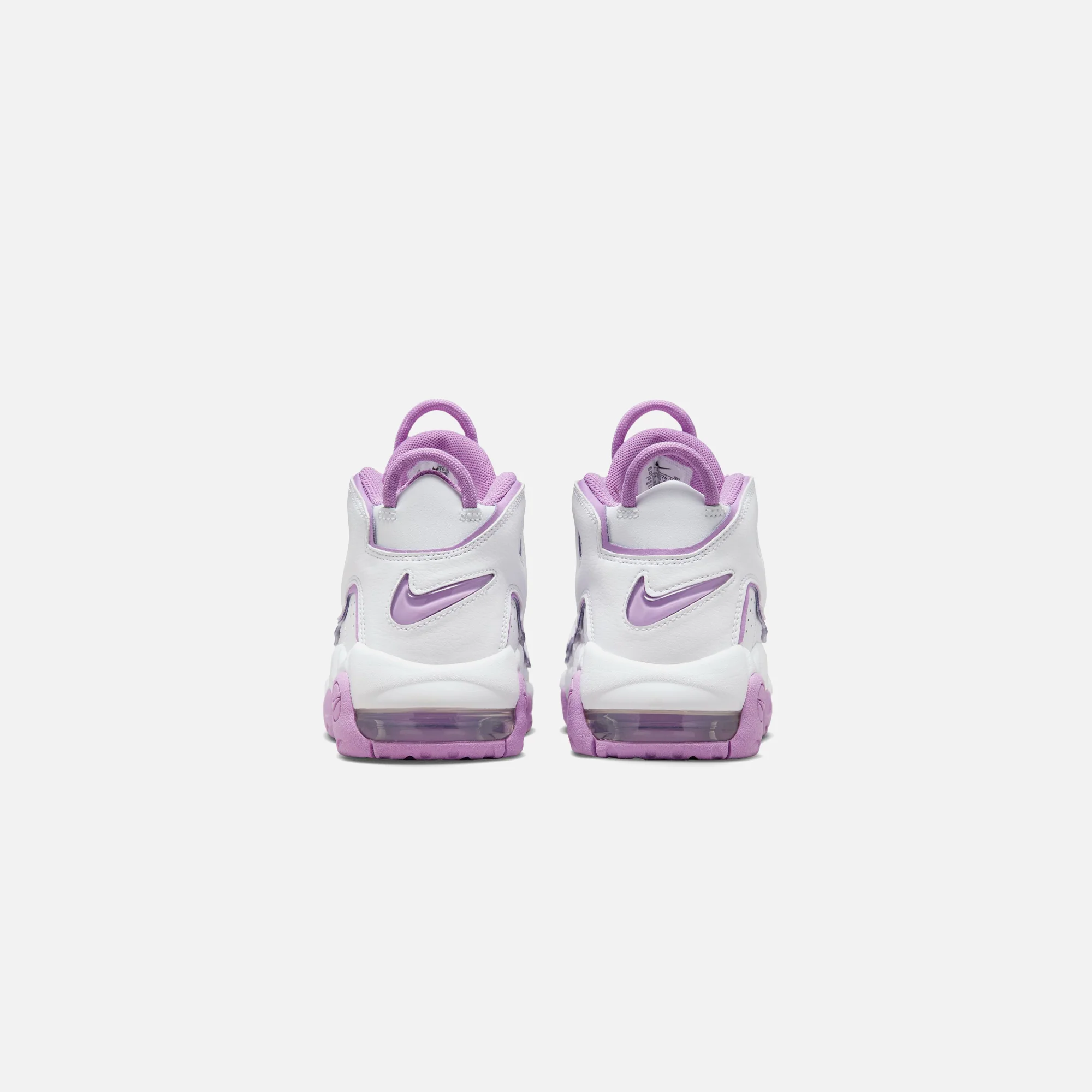 Nike Grade School Air More Uptempo - White / Rush Fuchsia - Image 4