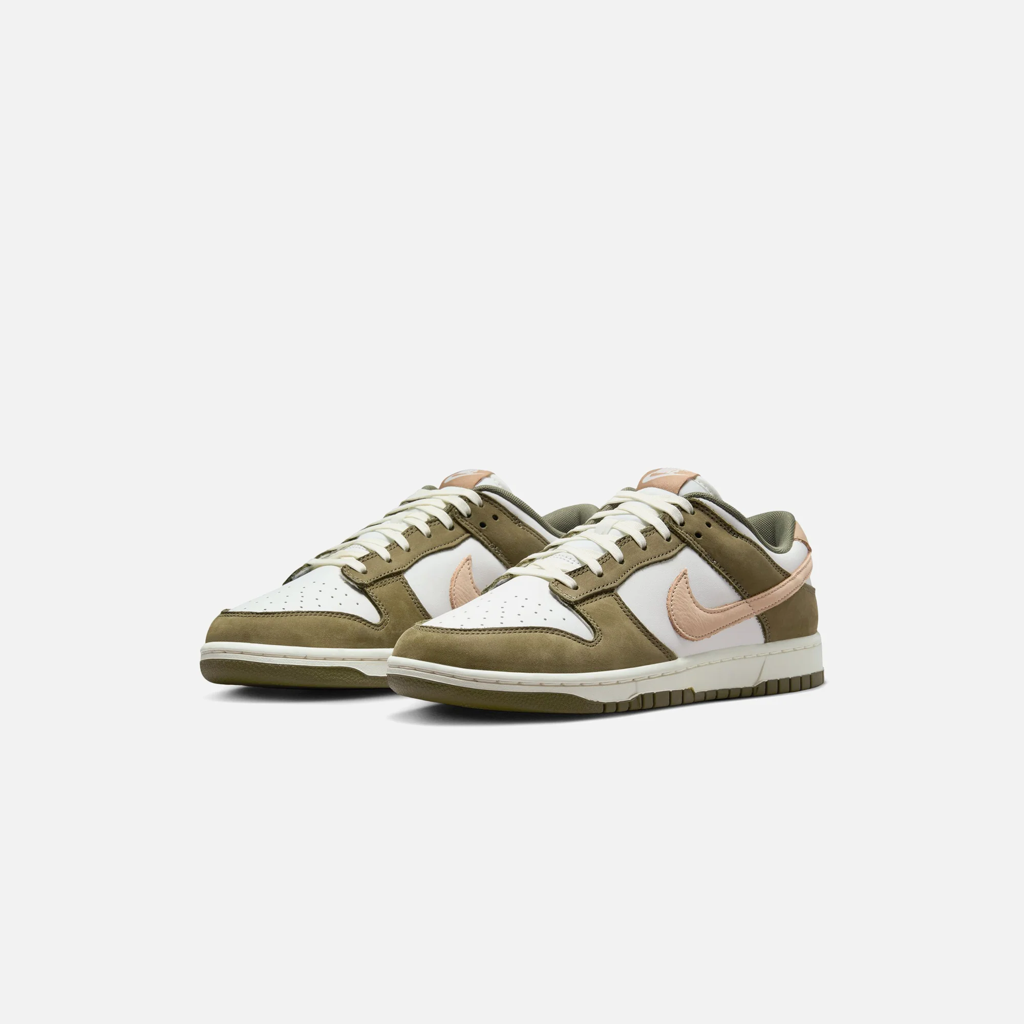 Nike Dunk Low Retro PRM - Medium Olive / Hemp / Summit White - Image 2