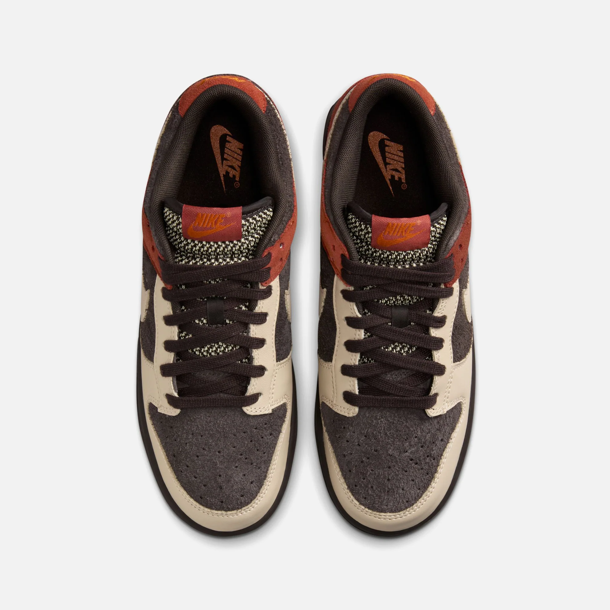 Nike Dunk Low Red Panda - Velvet Brown / Sanddrift / Rugged Orange - Image 6