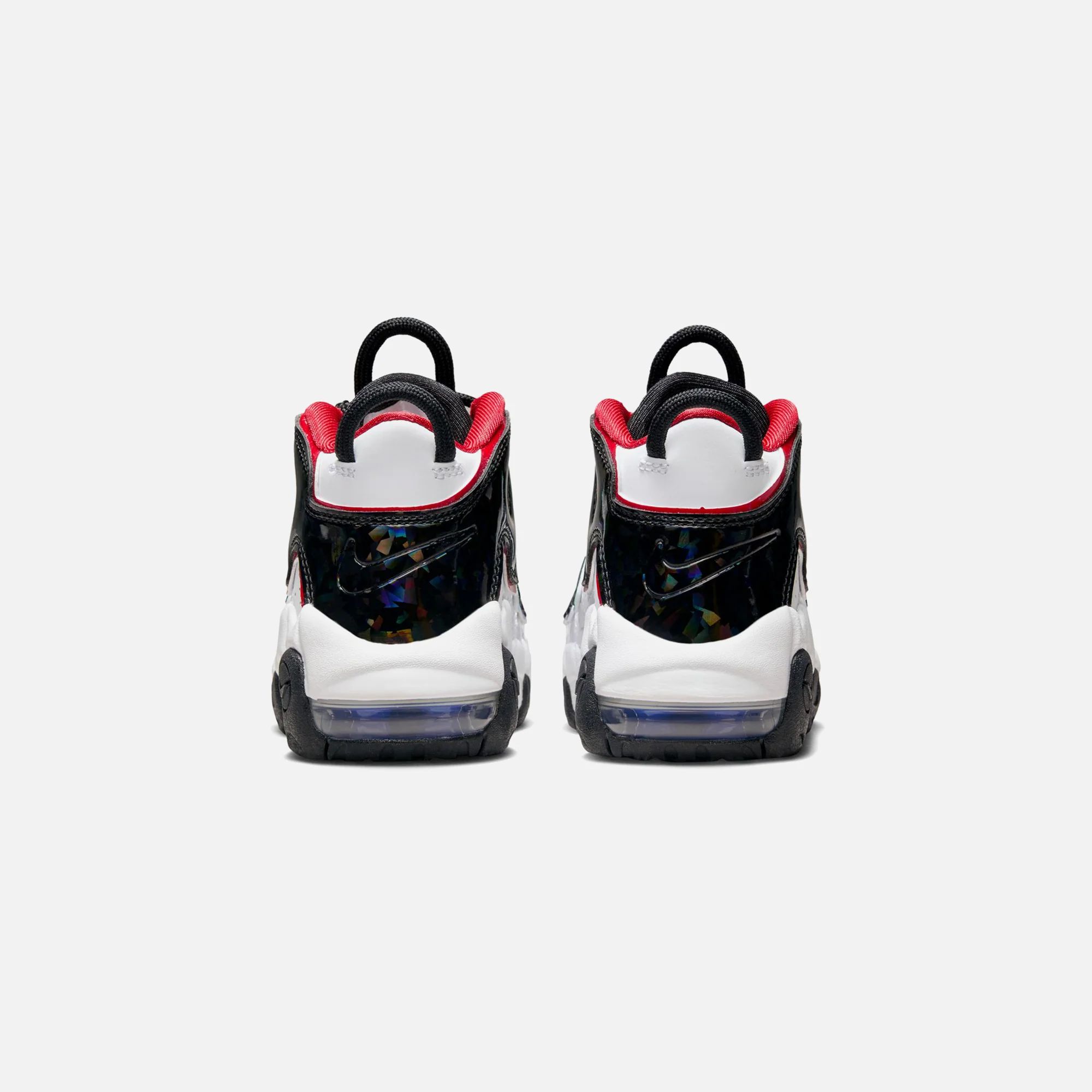 Nike Pre-School Air More Uptempo CL - White / Black / University Red - Image 6