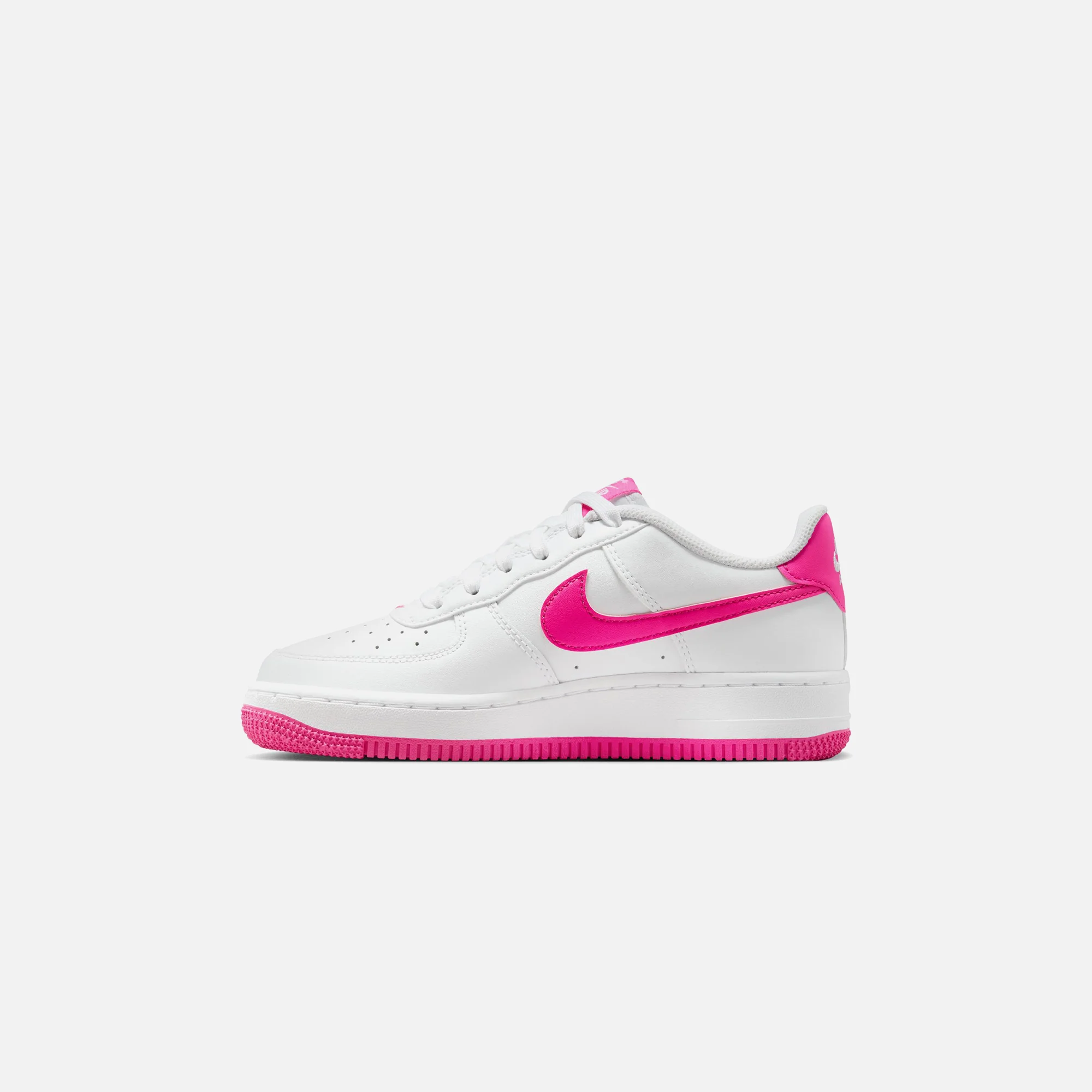 Nike GS Air Force 1 LV8 - White / Laser Fuchsia - Image 3