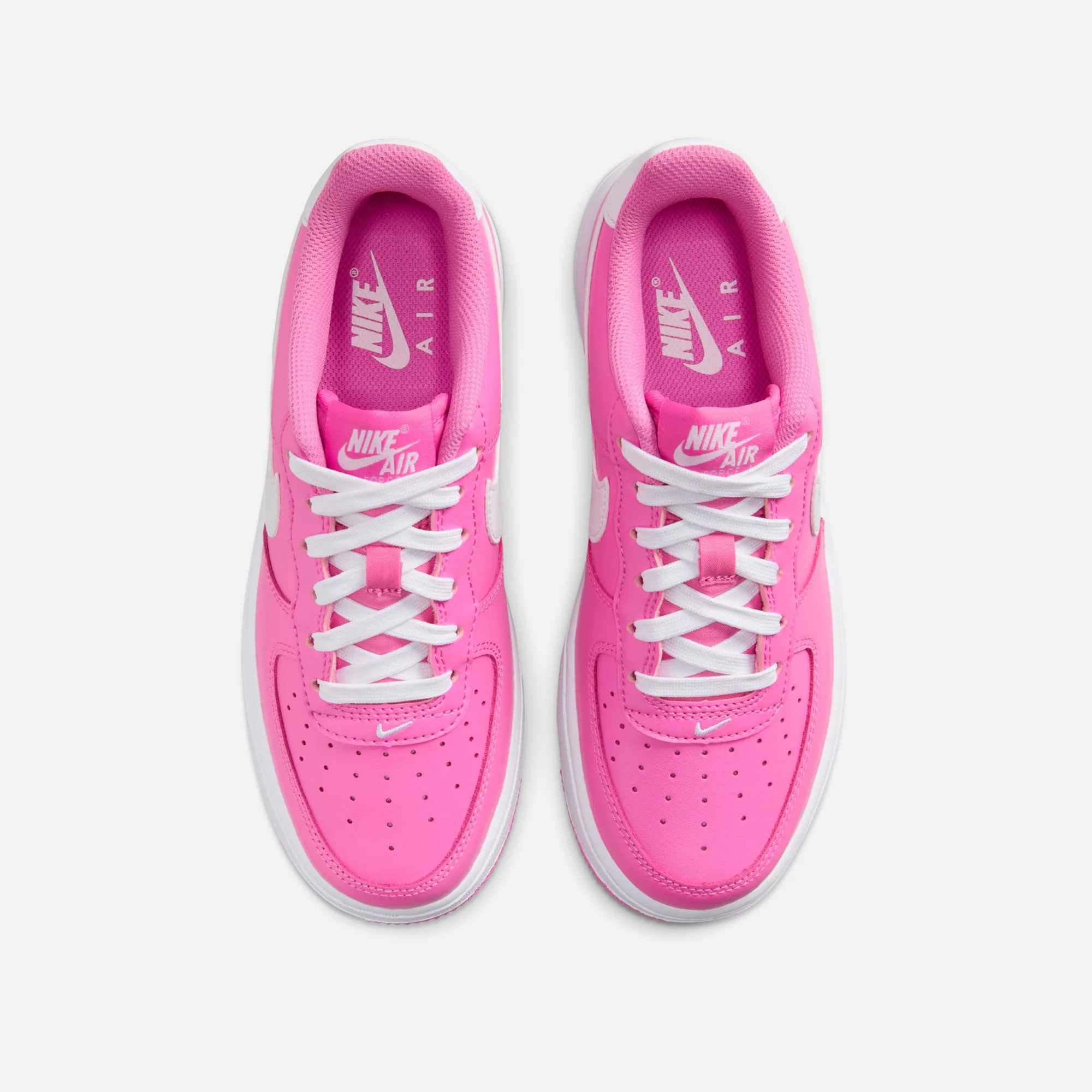 Nike GS Air Force 1 - Playful Pink / White - Image 5