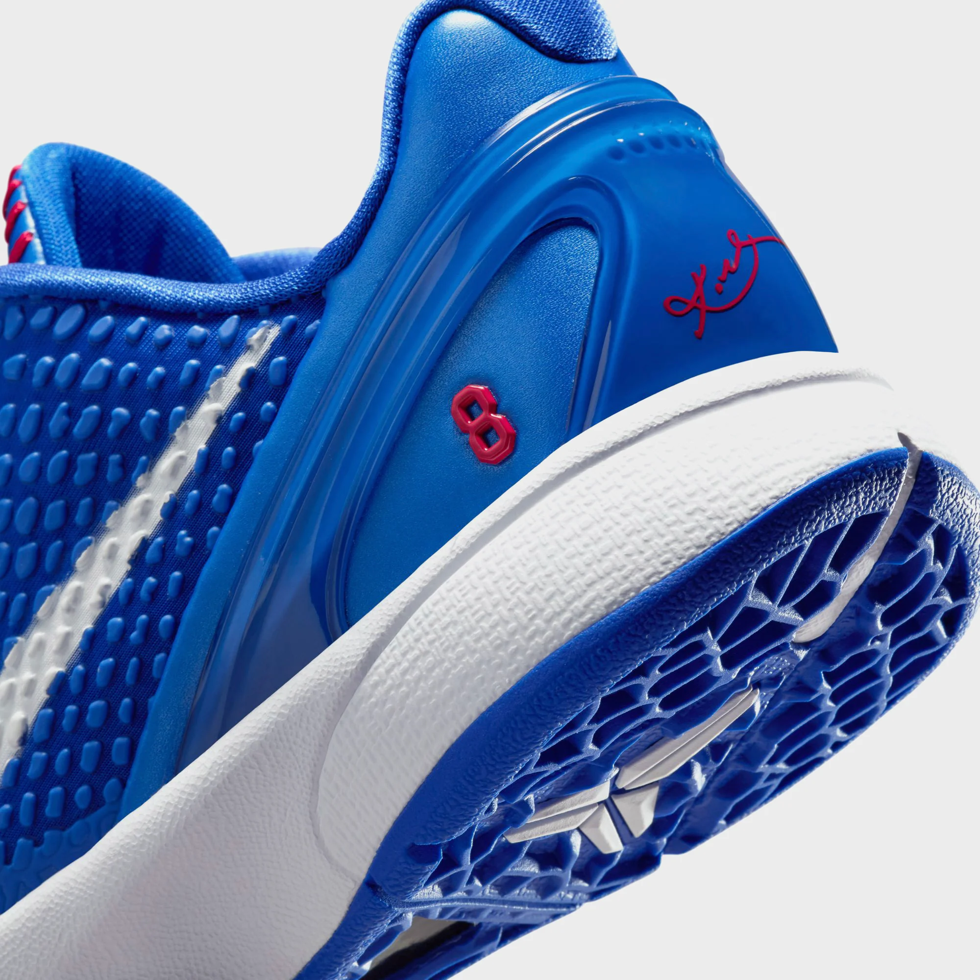 Nike GS Kobe 6 Protro - Game Royal / White / University Red - Image 7