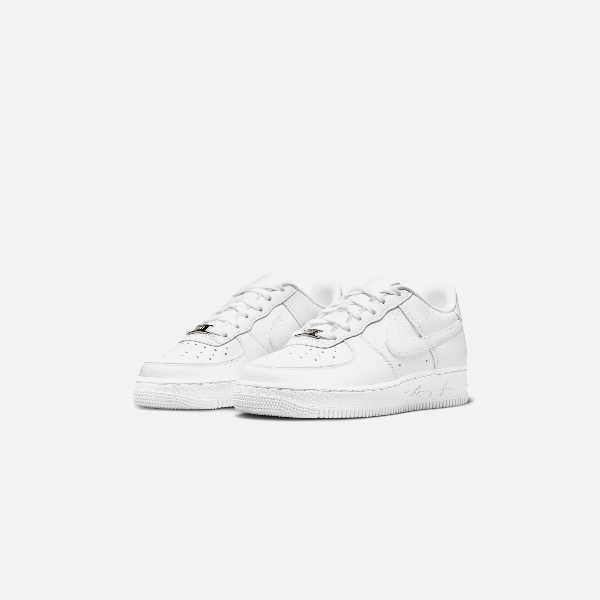 Nike x NOCTA GS Air Force 1 Low - White / White / Cobalt Tint - Image 2