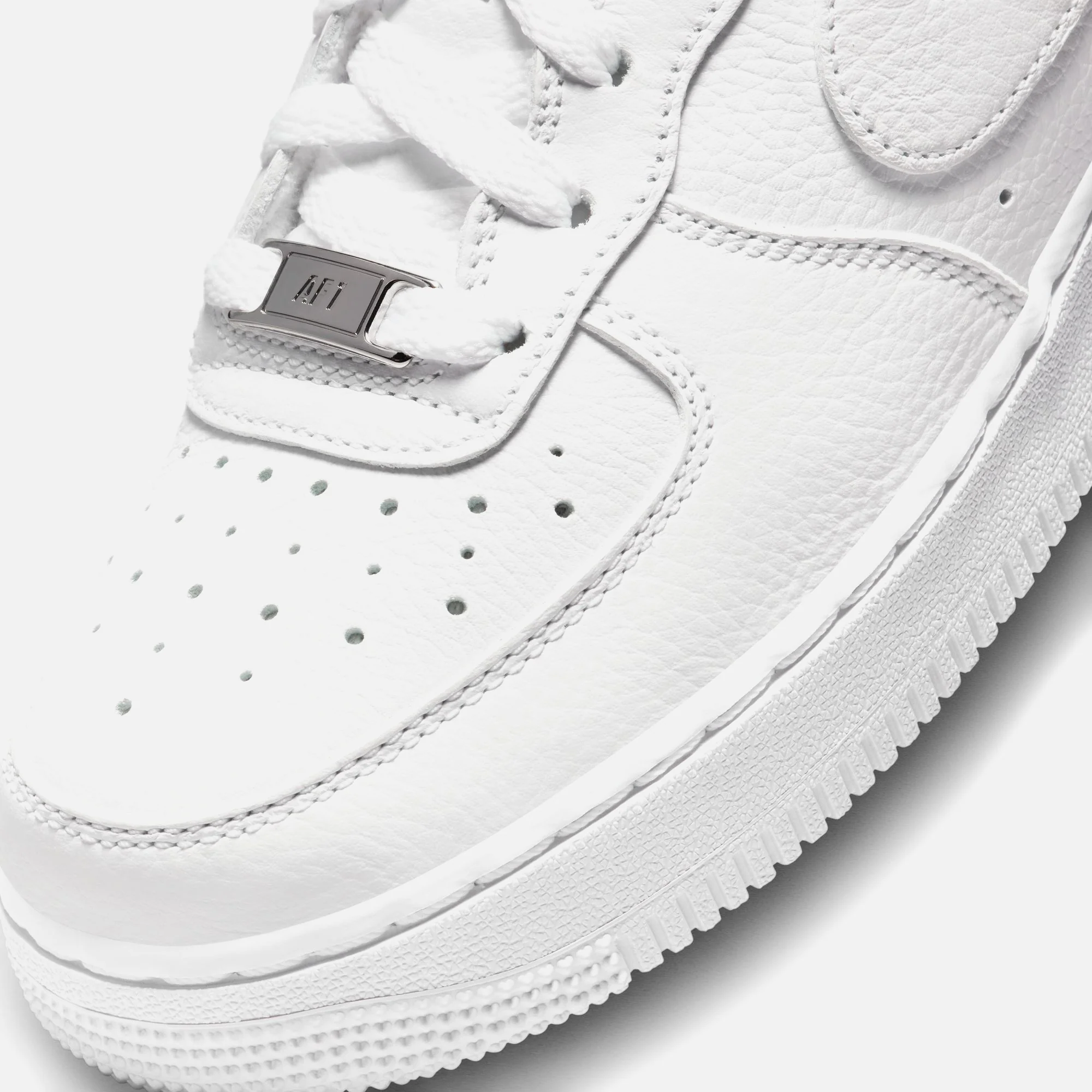Nike x NOCTA GS Air Force 1 Low - White / White / Cobalt Tint - Image 7