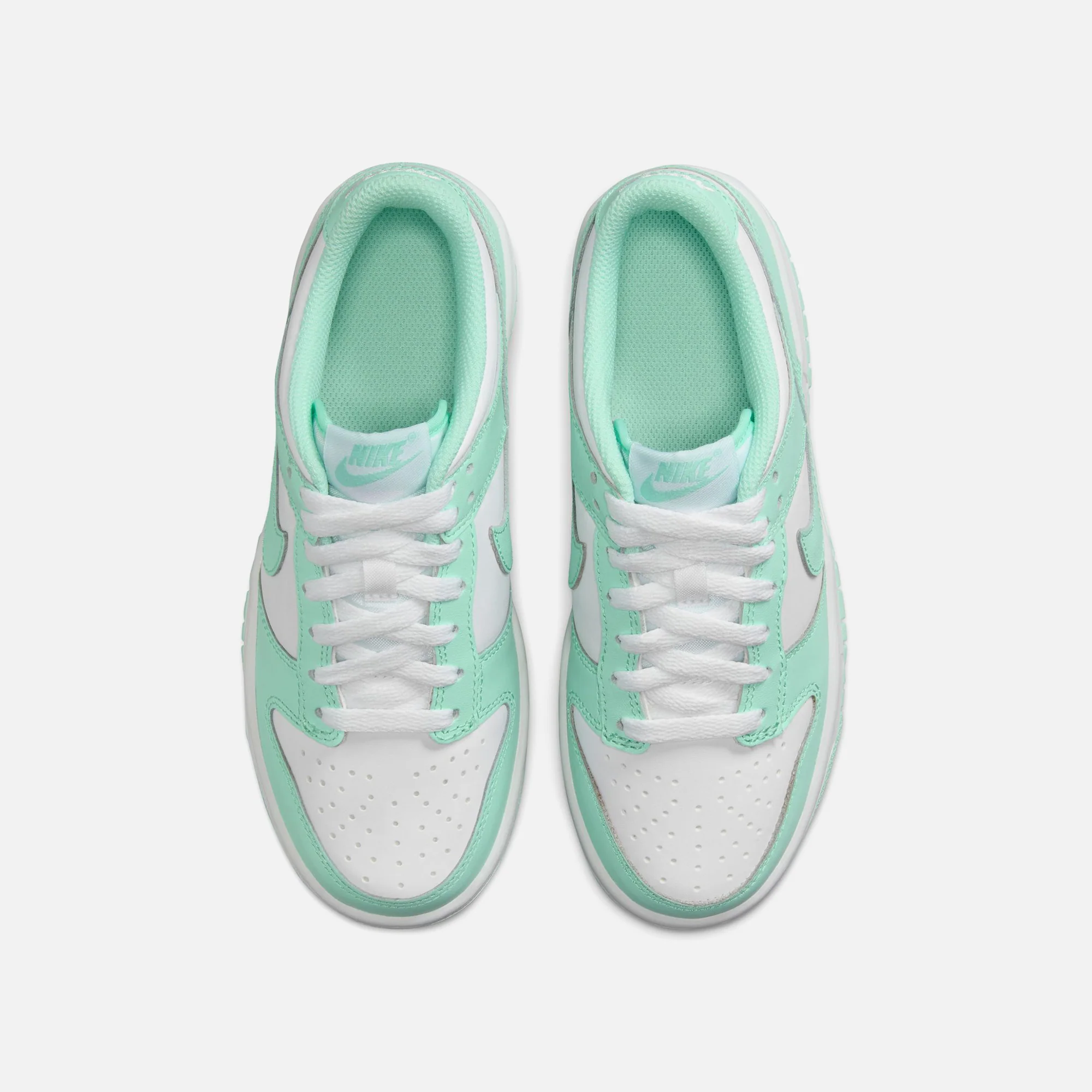 Nike GS Dunk Low - Malachite / Photo Blue / Black / White - Image 4