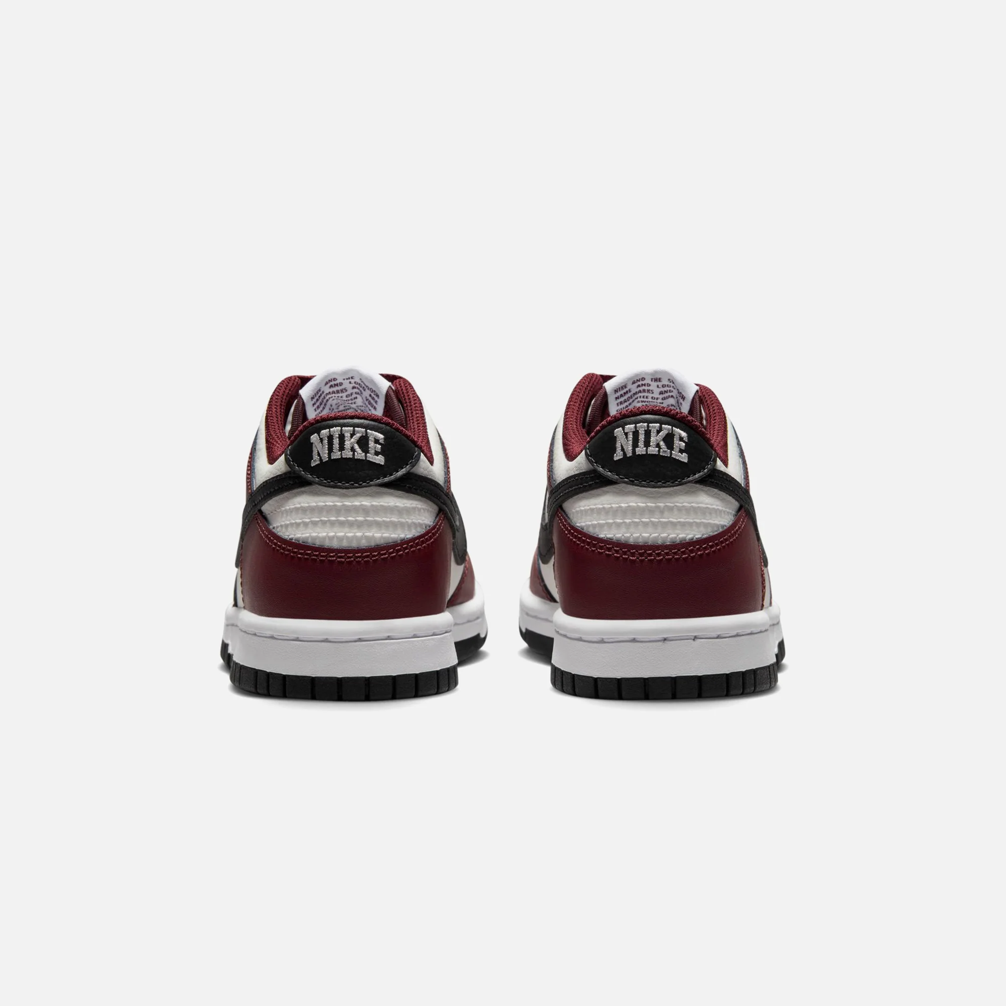 Nike GS Dunk Low - Dark Team Red / Black / Summit White - Image 4