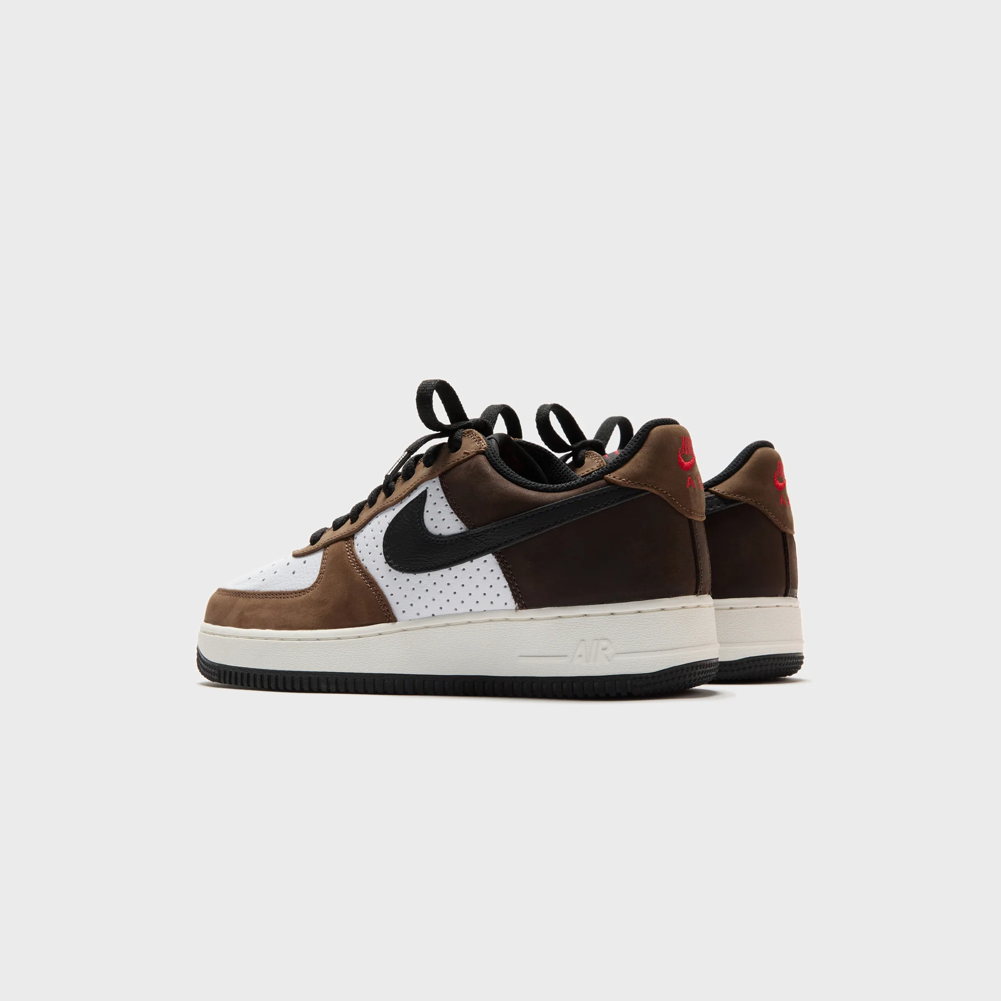 Nike Air Force 1 Low Retro - White / Baroque Brown - Image 4