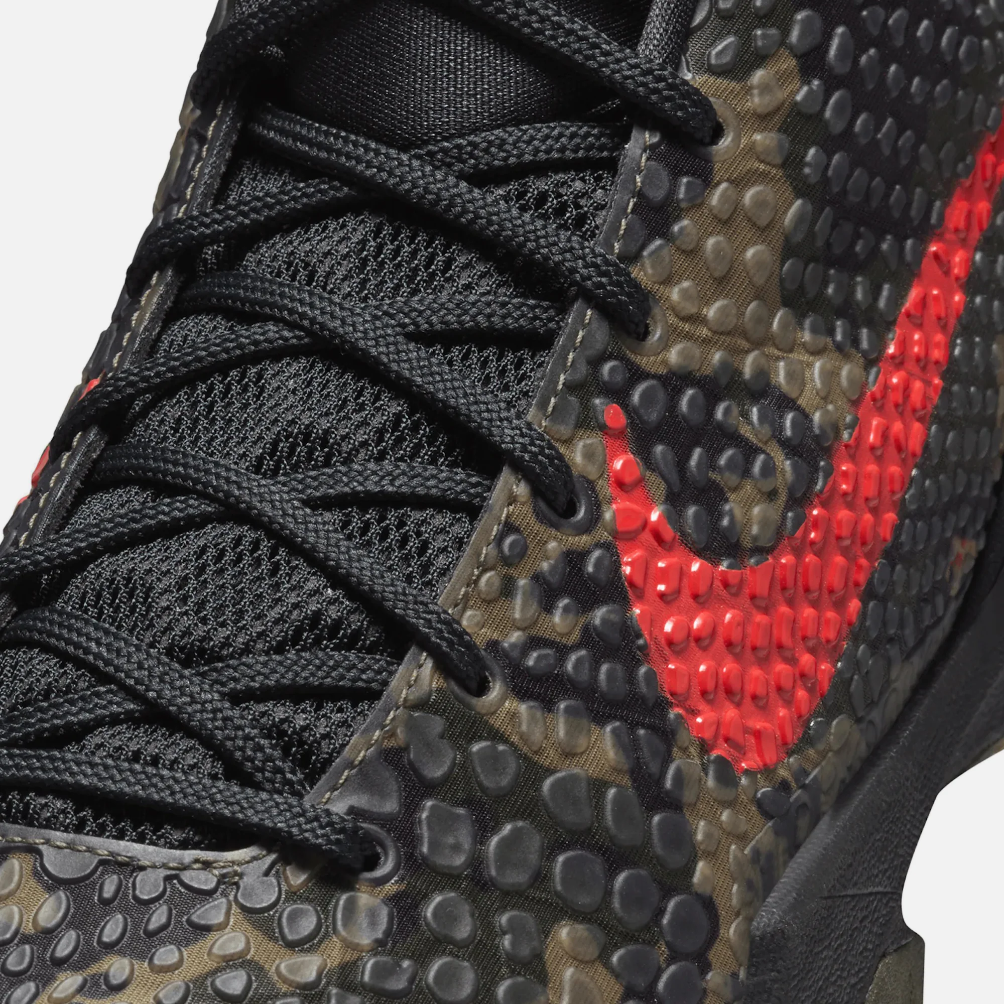 Nike GS Kobe 6 Protro - Black / Crimson Bog / Khaki - Image 5