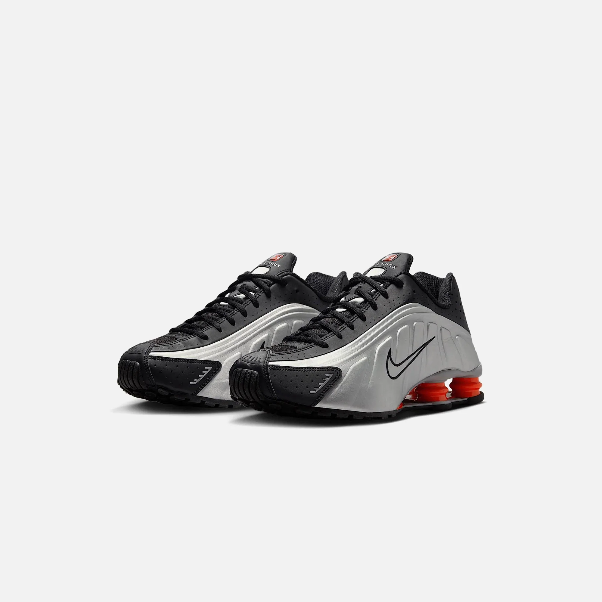 Nike Shox R4 - Metallic Silver / Black / Picante Red / Metallic Silver - Image 2