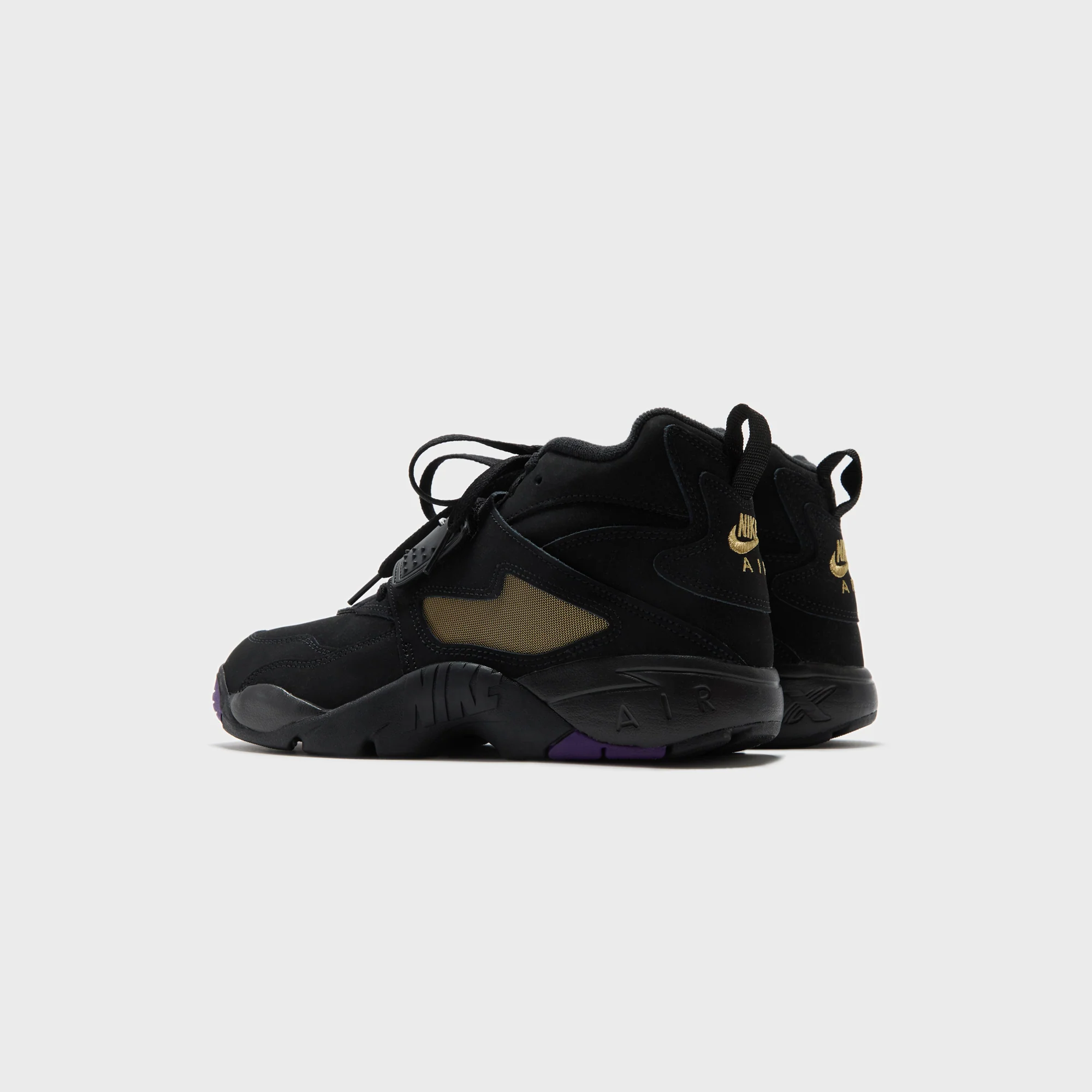 Nike Air Diamond Turf - Black / White / Club Purple / Metallic - Image 4