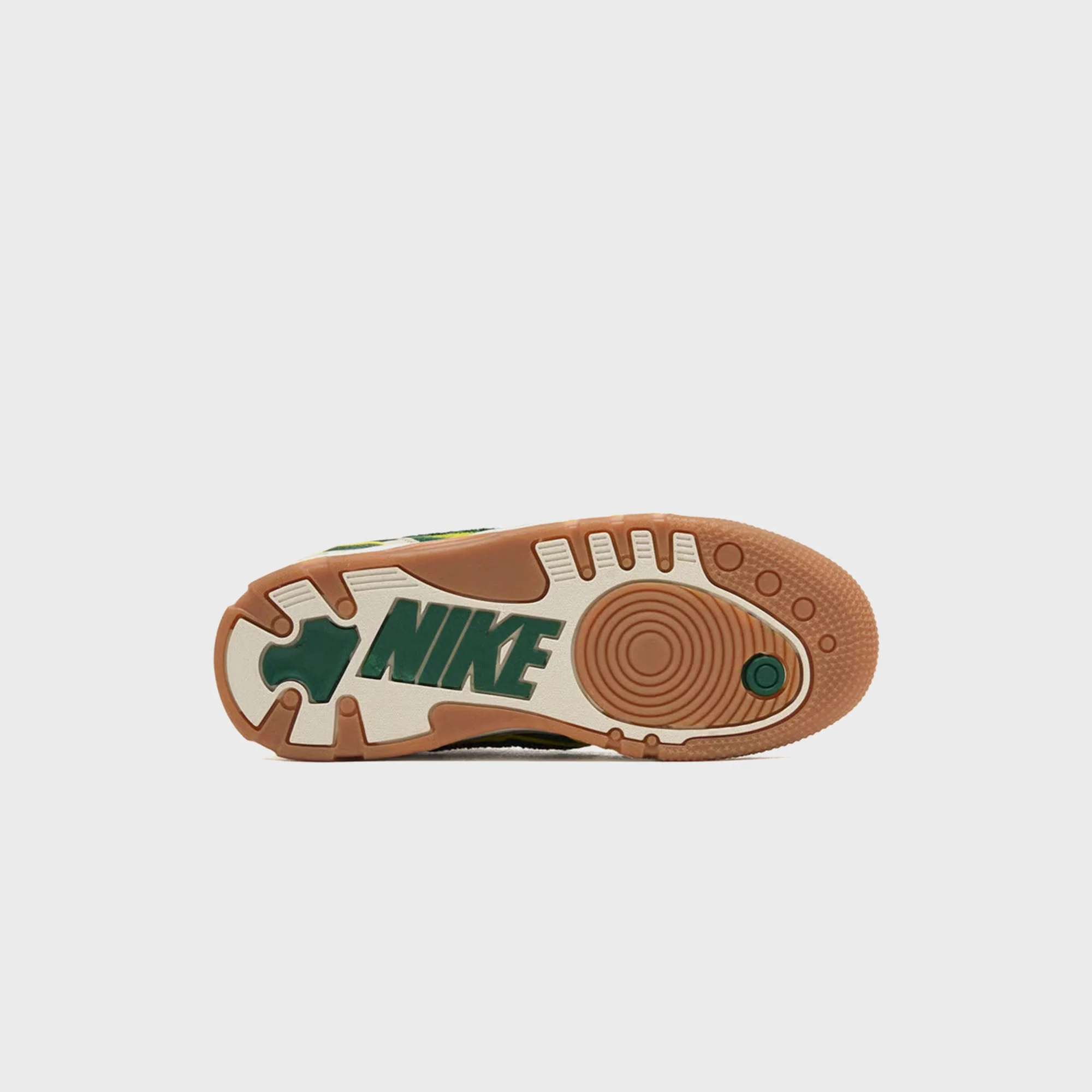 Nike x NIGO Air Force 3 - Forest Green / Oatmeal / Sail / Gum Light Brown / Yellow Strike - Image 6