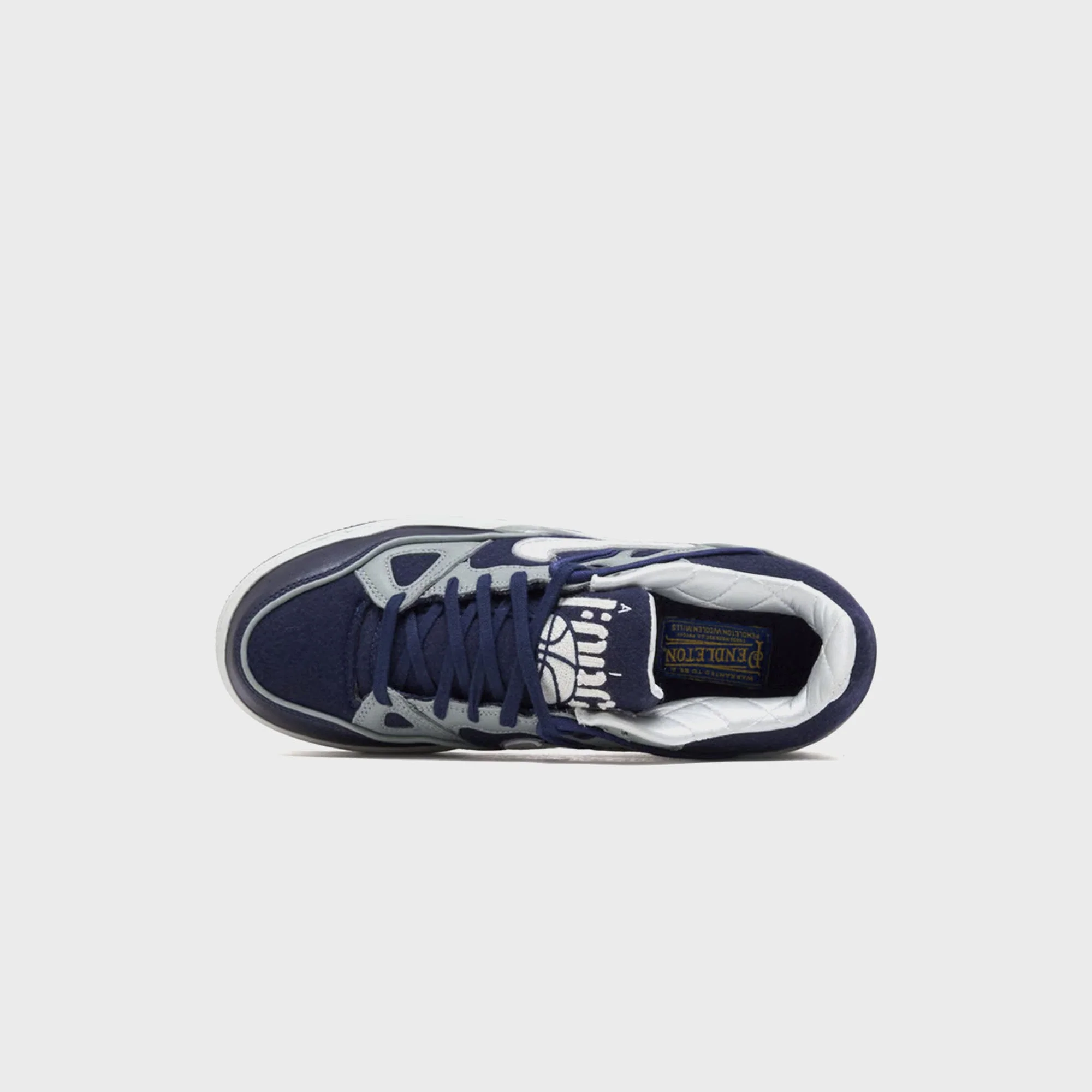 Nike x NIGO Air Force 3 - Midnight Navy / Off White / Shadow Grey - Image 4