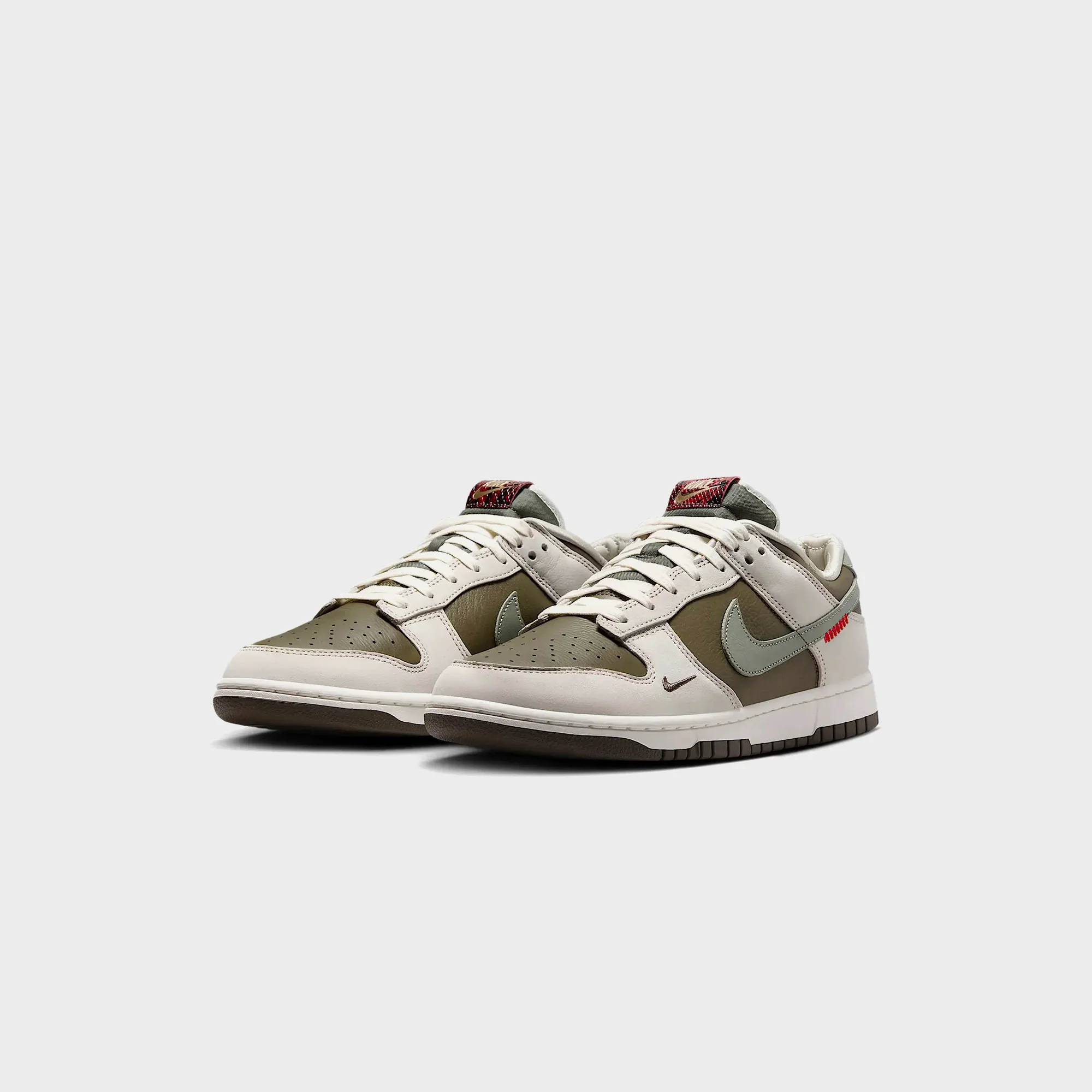 Nike Dunk Low - Medium Olive / Jade Horizon / Sail / Ironstone - Image 2