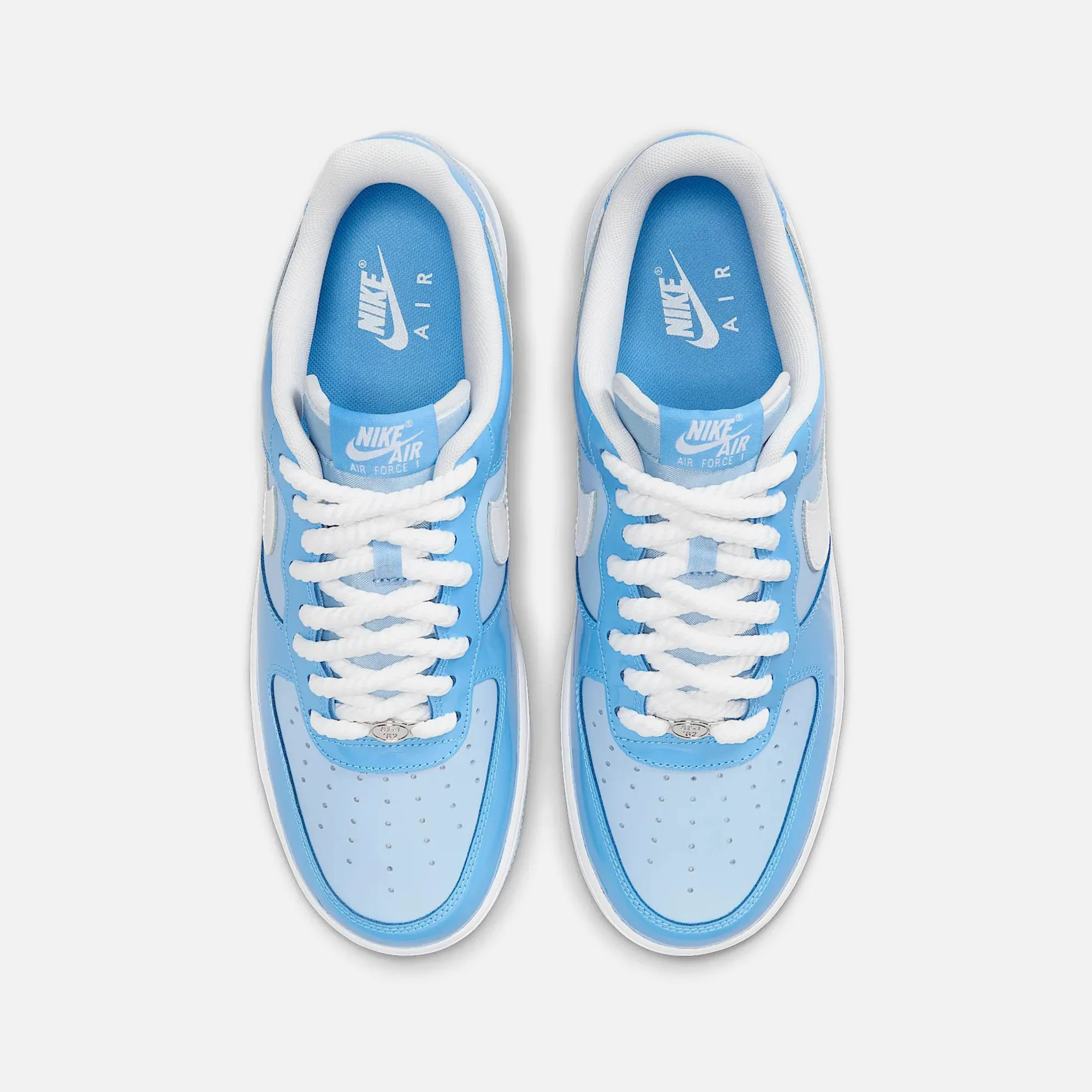 Nike Air Force 1 ’07 LV8 - Psychic Blue / University Blue / White - Image 4