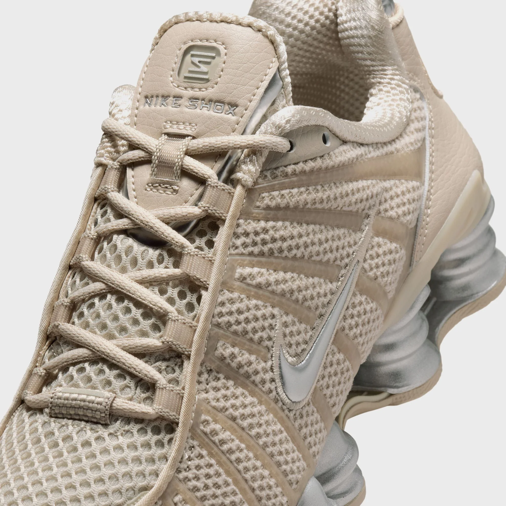 Nike WMNS Shox TL - Cream II / Black / Metallic Silver - Image 7