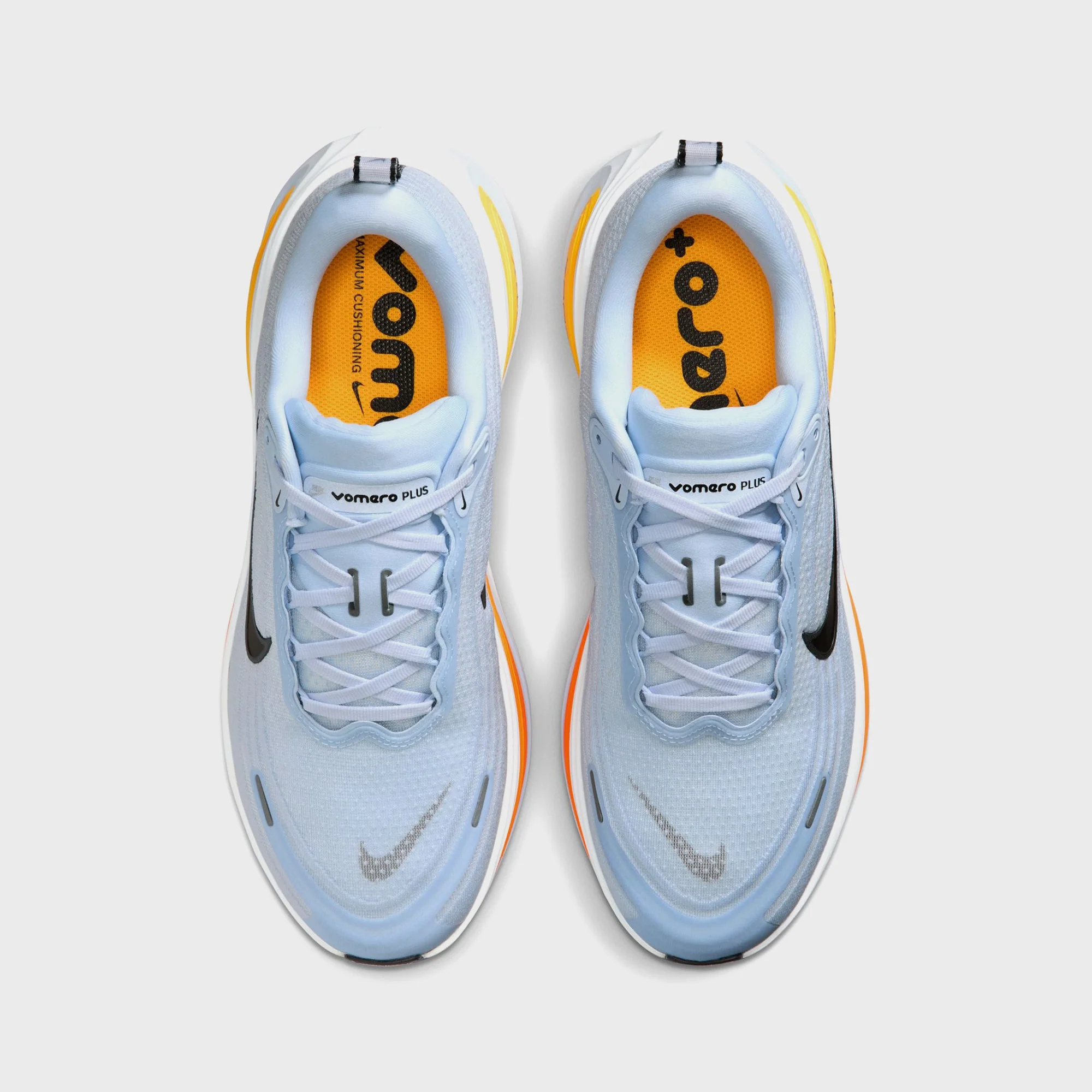 Nike Vomero Plus - Hydrogen Blue / Black / White / Total Orange - Image 3