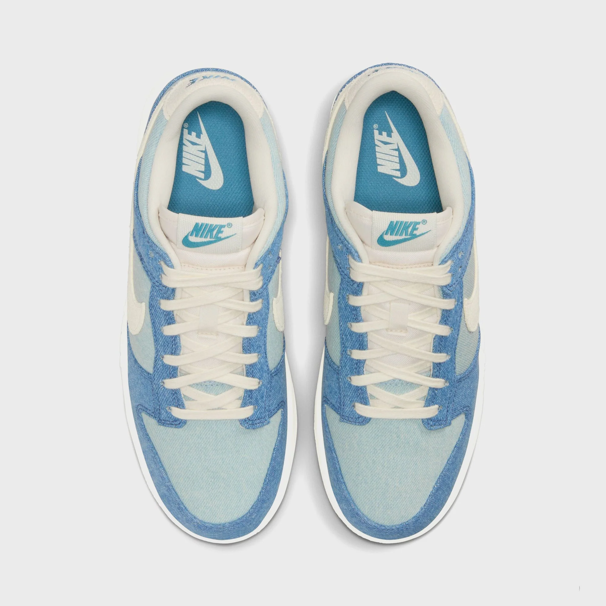 Nike WMNS Dunk Low - Smoky Blue / Denim Turquoise / Ochre / Pale Ivory - Image 5