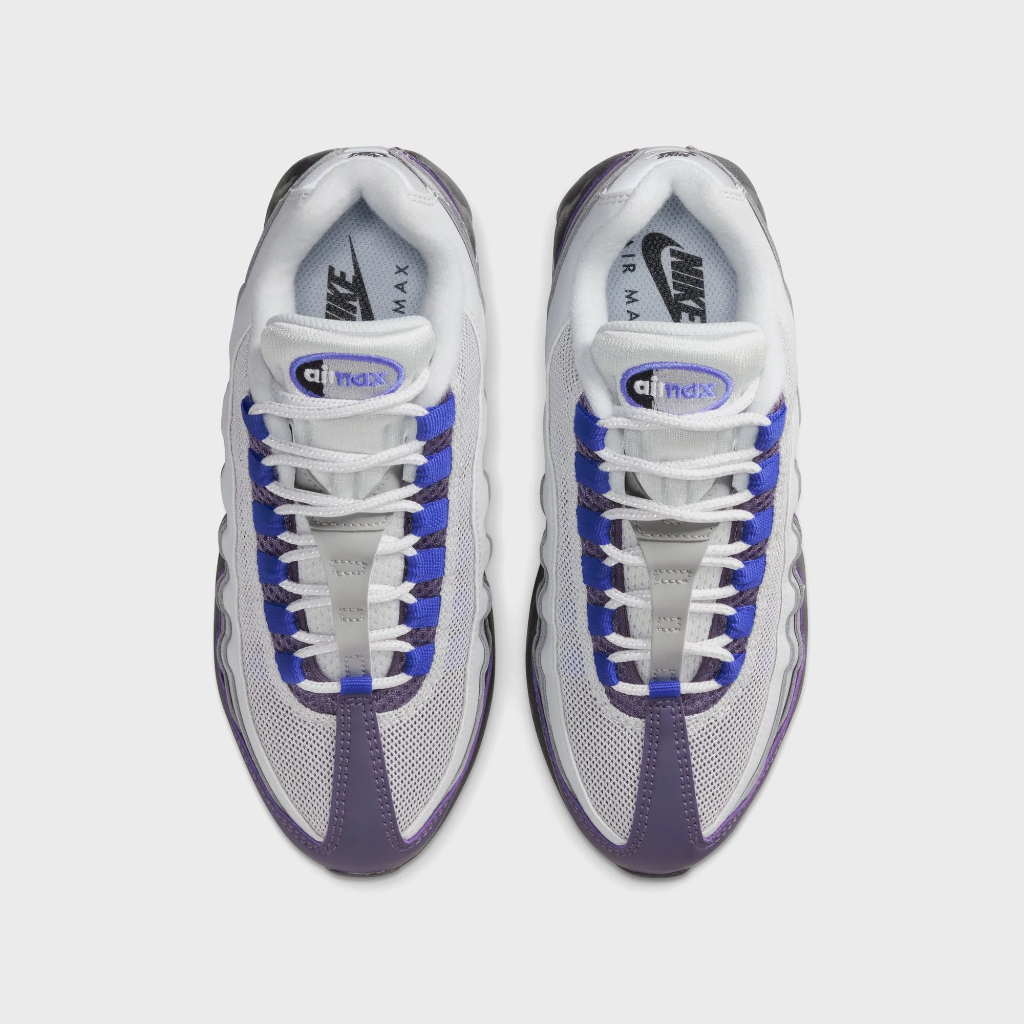 Nike GS Air Max 95 Recraft - Photon Dust / Sapphire / Dark Raisin - Image 4