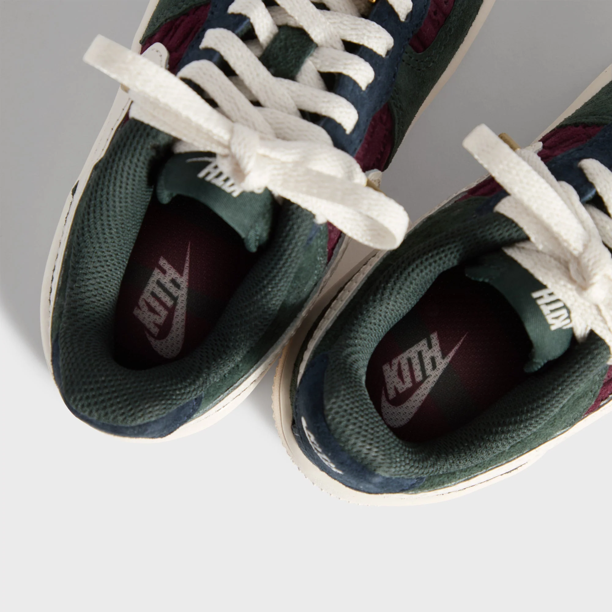 Kith for Nike PS Air Force 1 Low Lace - Night Maroon / Phantom - Image 8