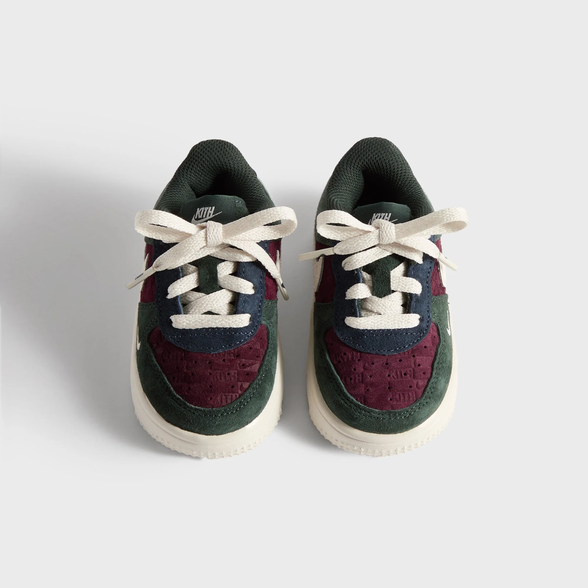 Kith for Nike TD Air Force 1 Low Lace - Night Maroon / Phantom - Image 6