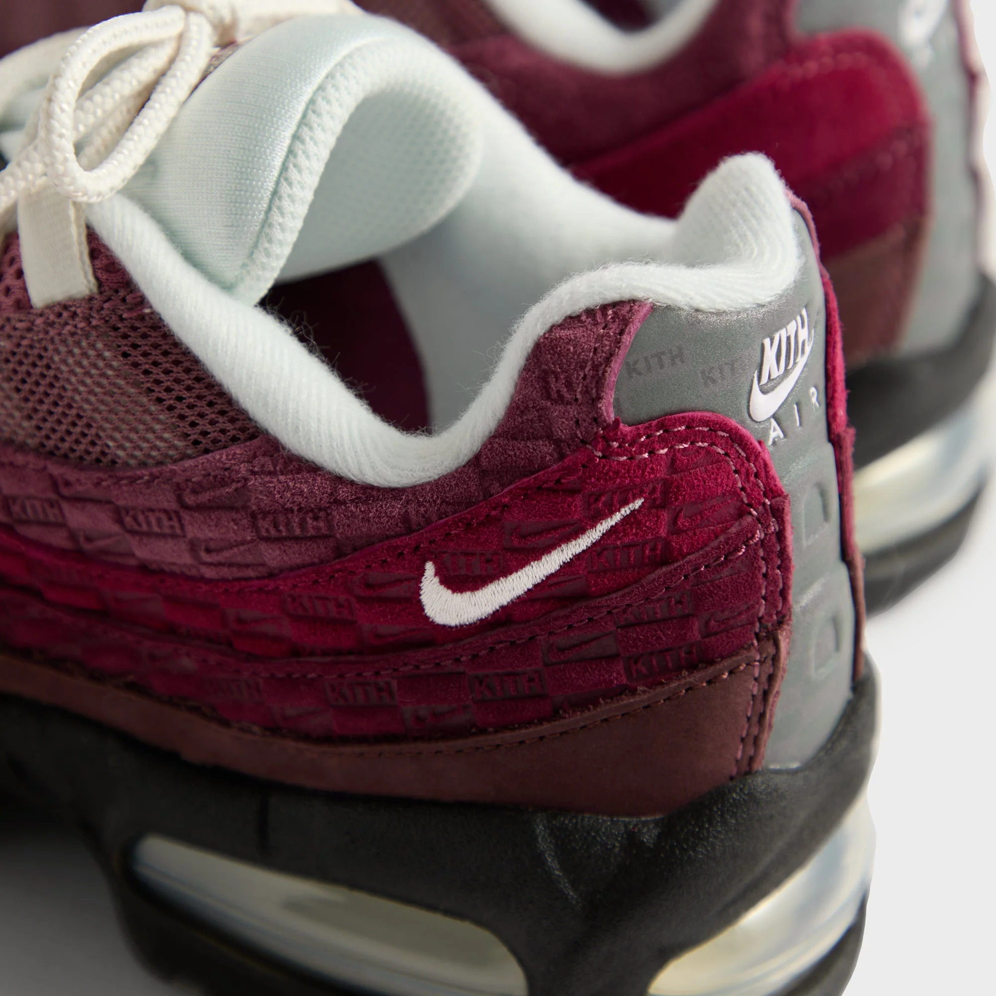 Kith for Nike GS Air Max 95 - El Dorado / Sail / Dark Beetroot / Rush Maroon - Image 10