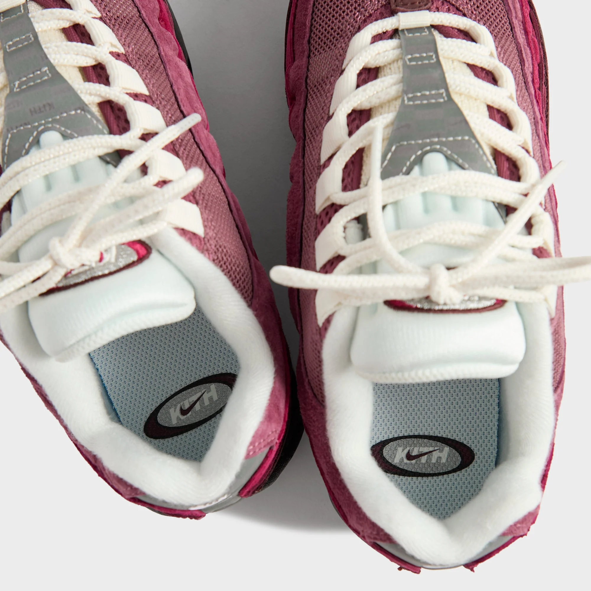 Kith for Nike GS Air Max 95 - El Dorado / Sail / Dark Beetroot / Rush Maroon - Image 8
