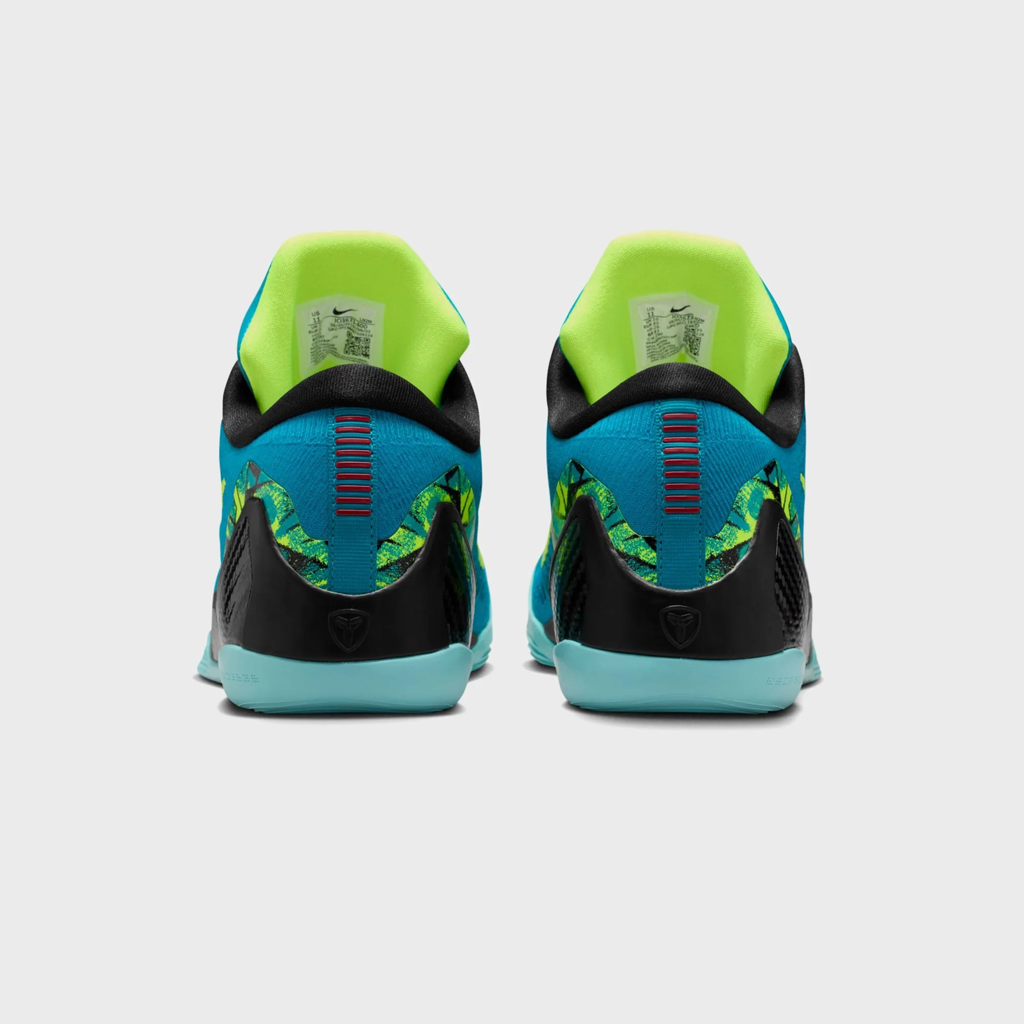 Nike Kobe 9 Elite Low Protro - Neo Turquoise / Volt / Midnight Navy - Image 5