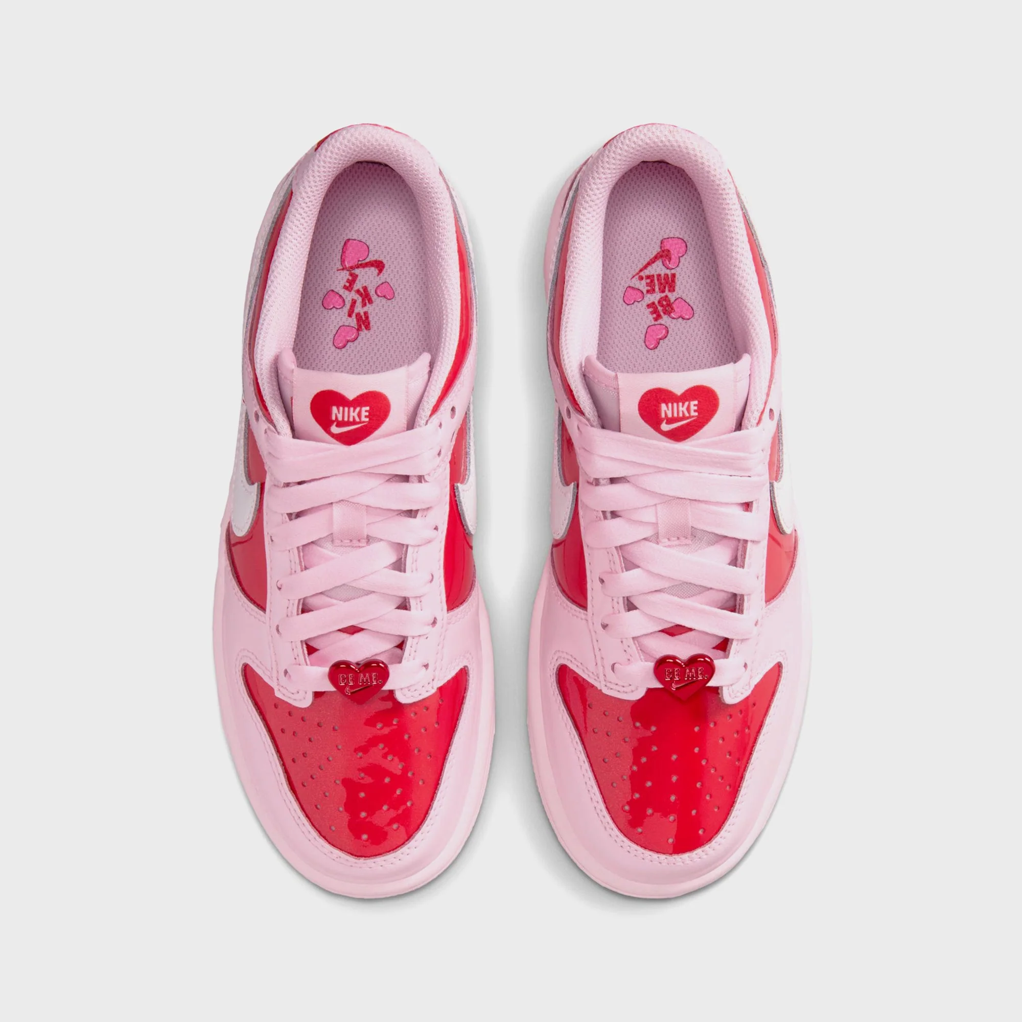 Nike GS Dunk Low - Pink Foam / Summit White / Light Crimson - Image 4