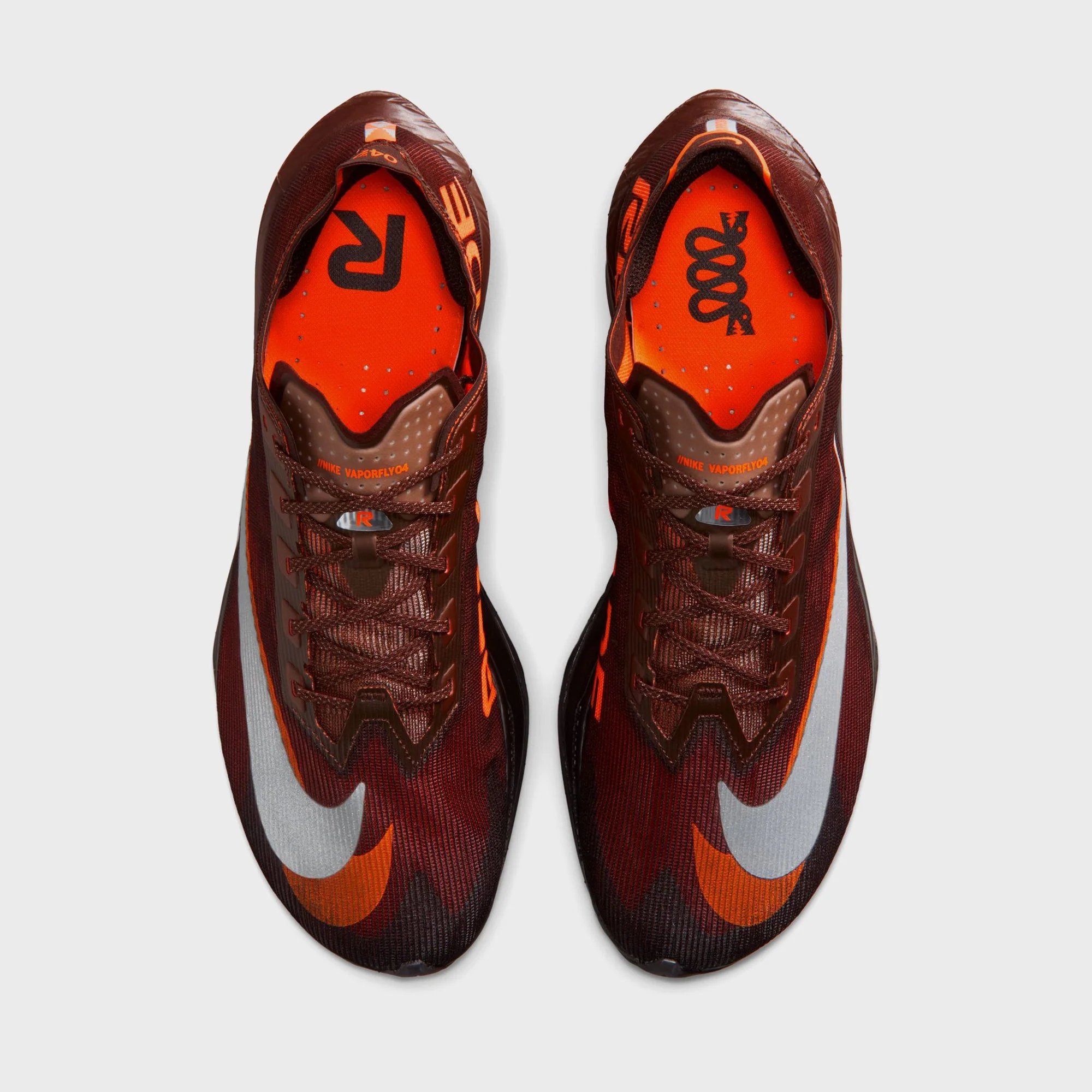 Nike x Renegade Running ZoomX Vaporfly Next 4 - Brown Basalt / Hyper Crimson - Image 4