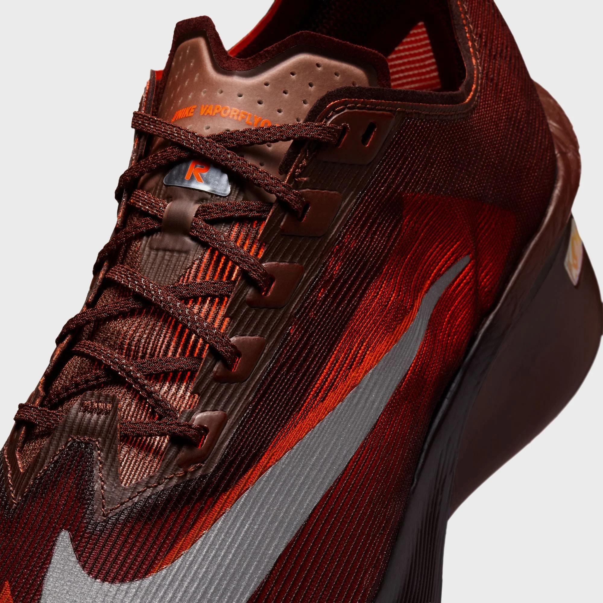 Nike x Renegade Running ZoomX Vaporfly Next 4 - Brown Basalt / Hyper Crimson - Image 6