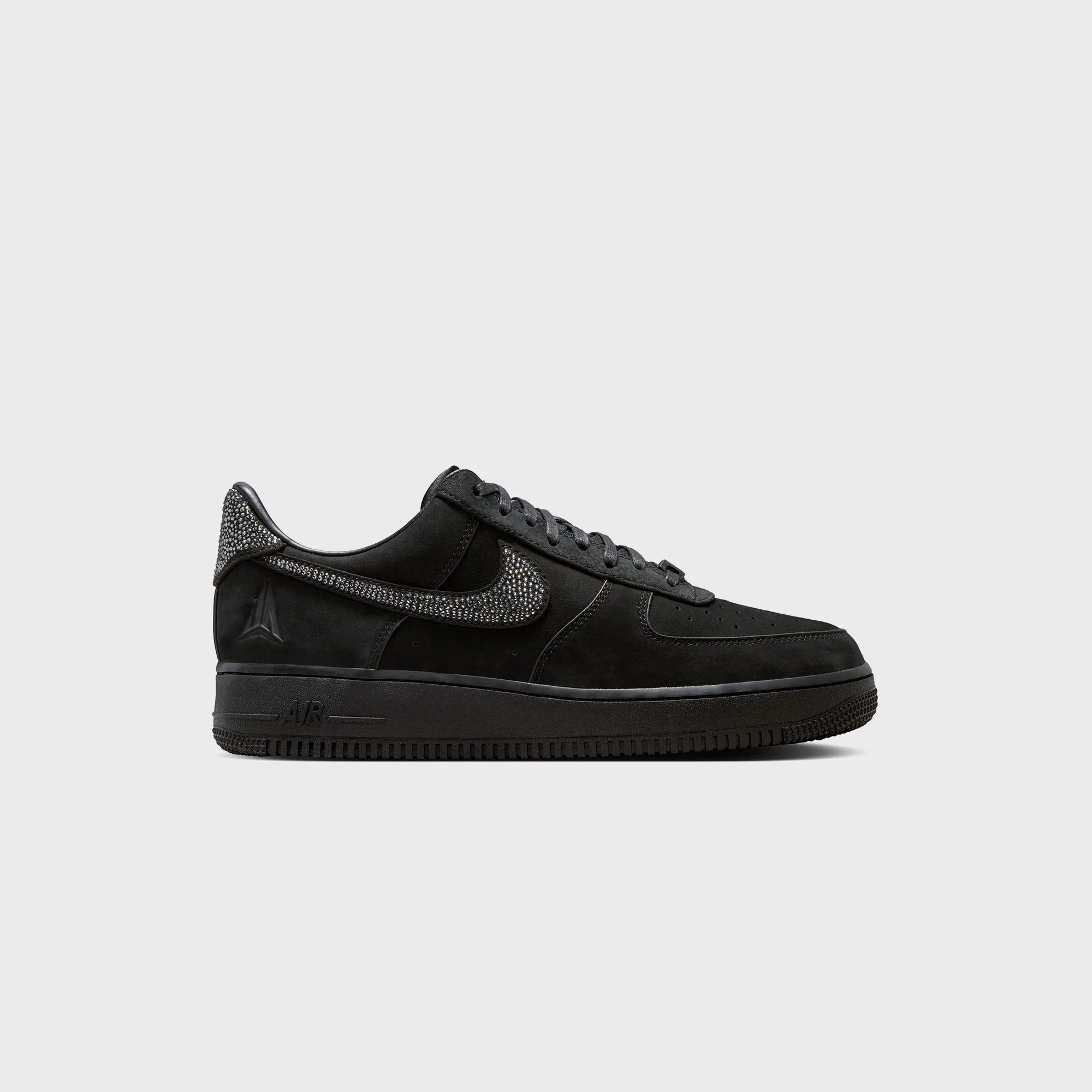 Nike x Ja Morant Air Force 1 Low - Black / Metallic Silver / Cobalt Bliss