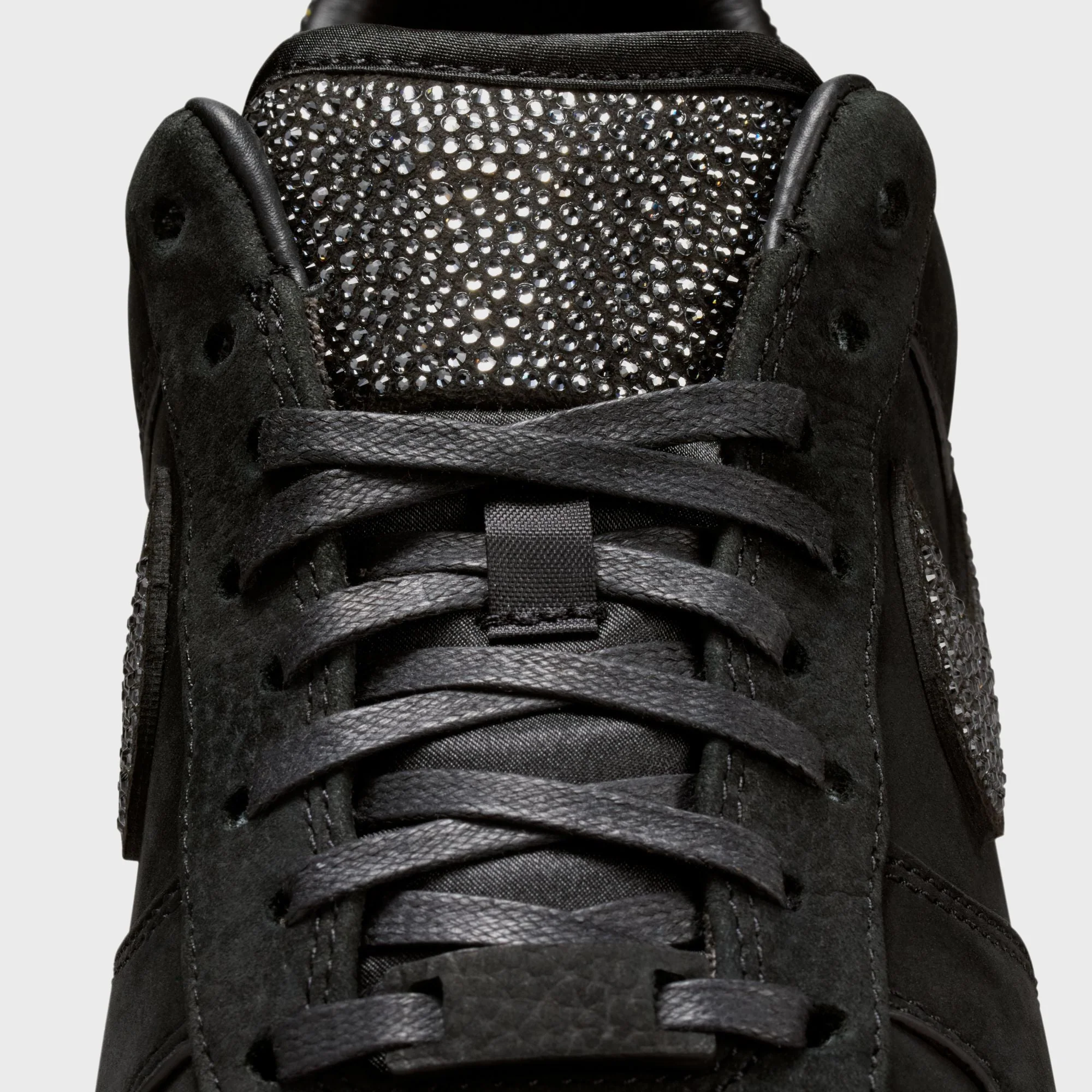Nike x Ja Morant Air Force 1 Low - Black / Metallic Silver / Cobalt Bliss - Image 8