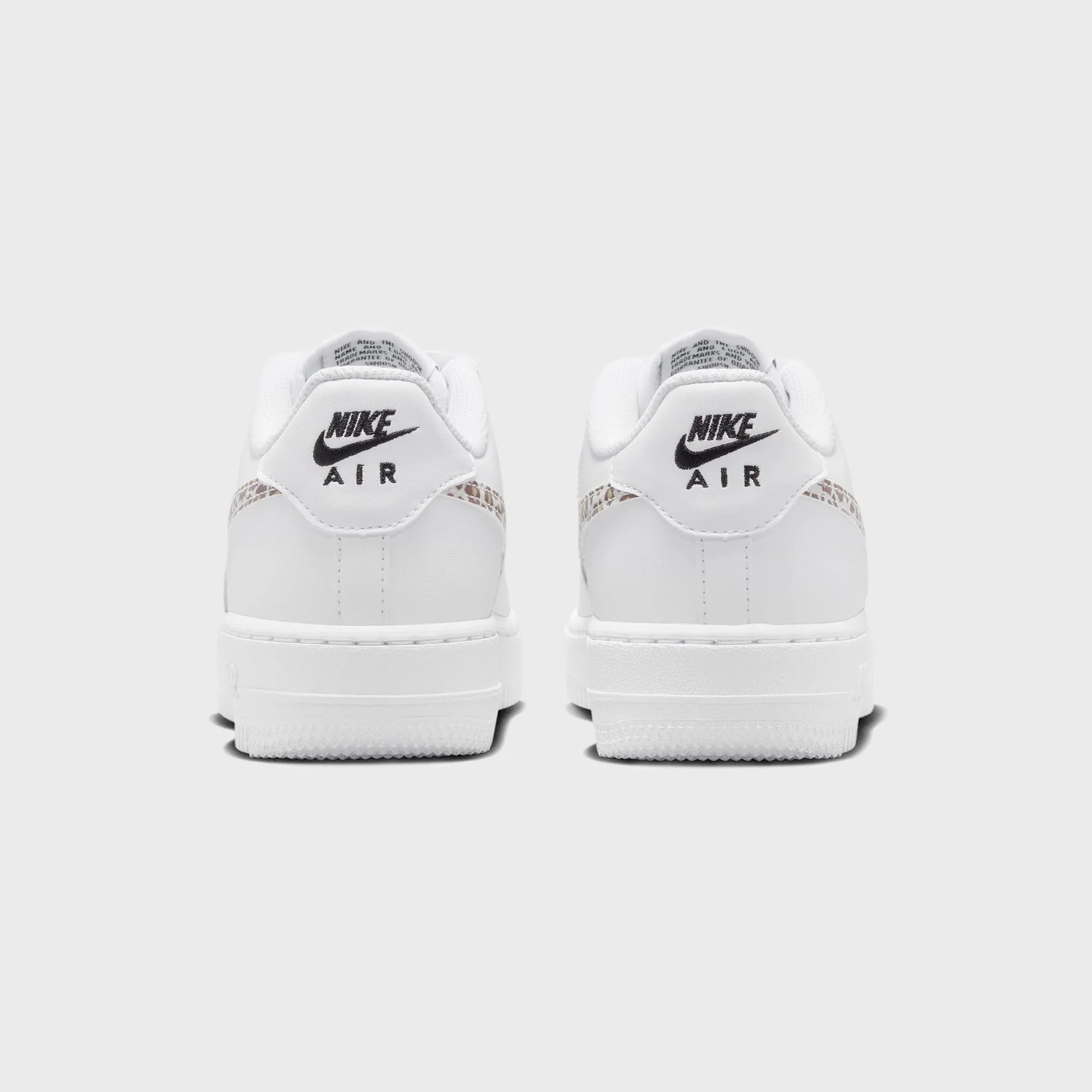 Nike GS Air Force 1 Low - White / Black - Image 5