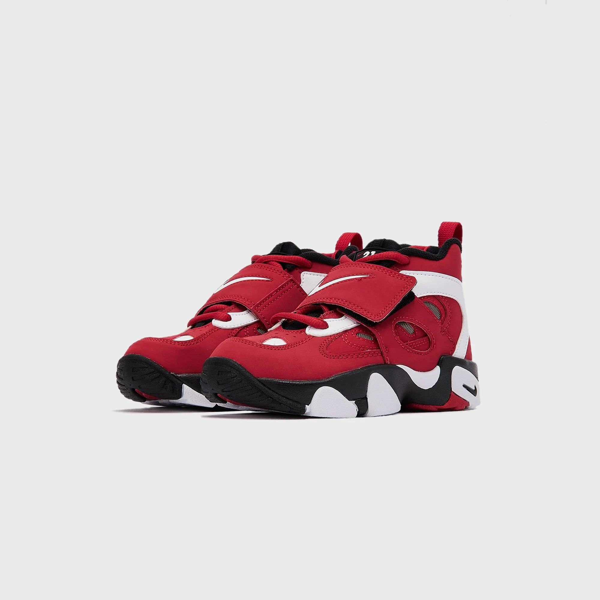 Nike TD Air Diamond Turf II - Main Red / Black / Metallic Gold / White - Image 2