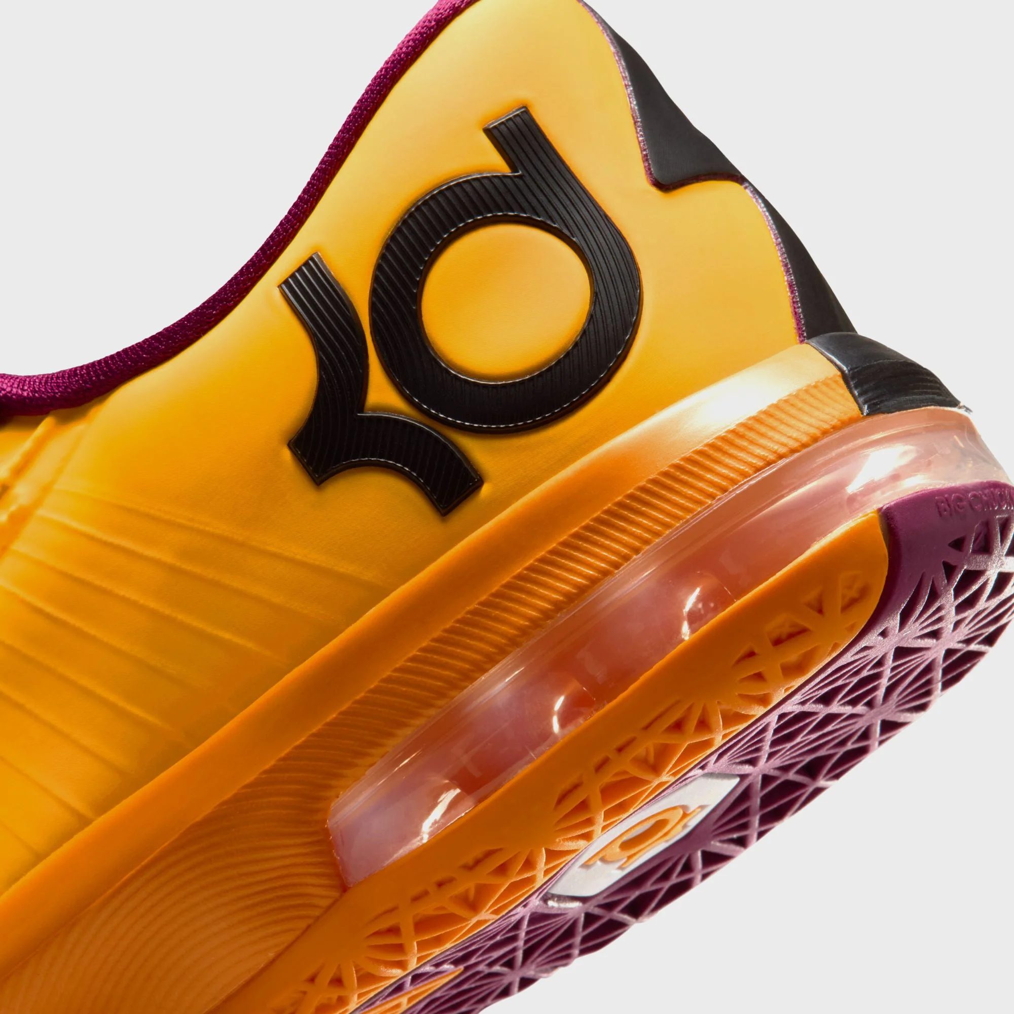 Nike GS KD 6 - Laser Orange / Raspberry Red / Black - Image 7