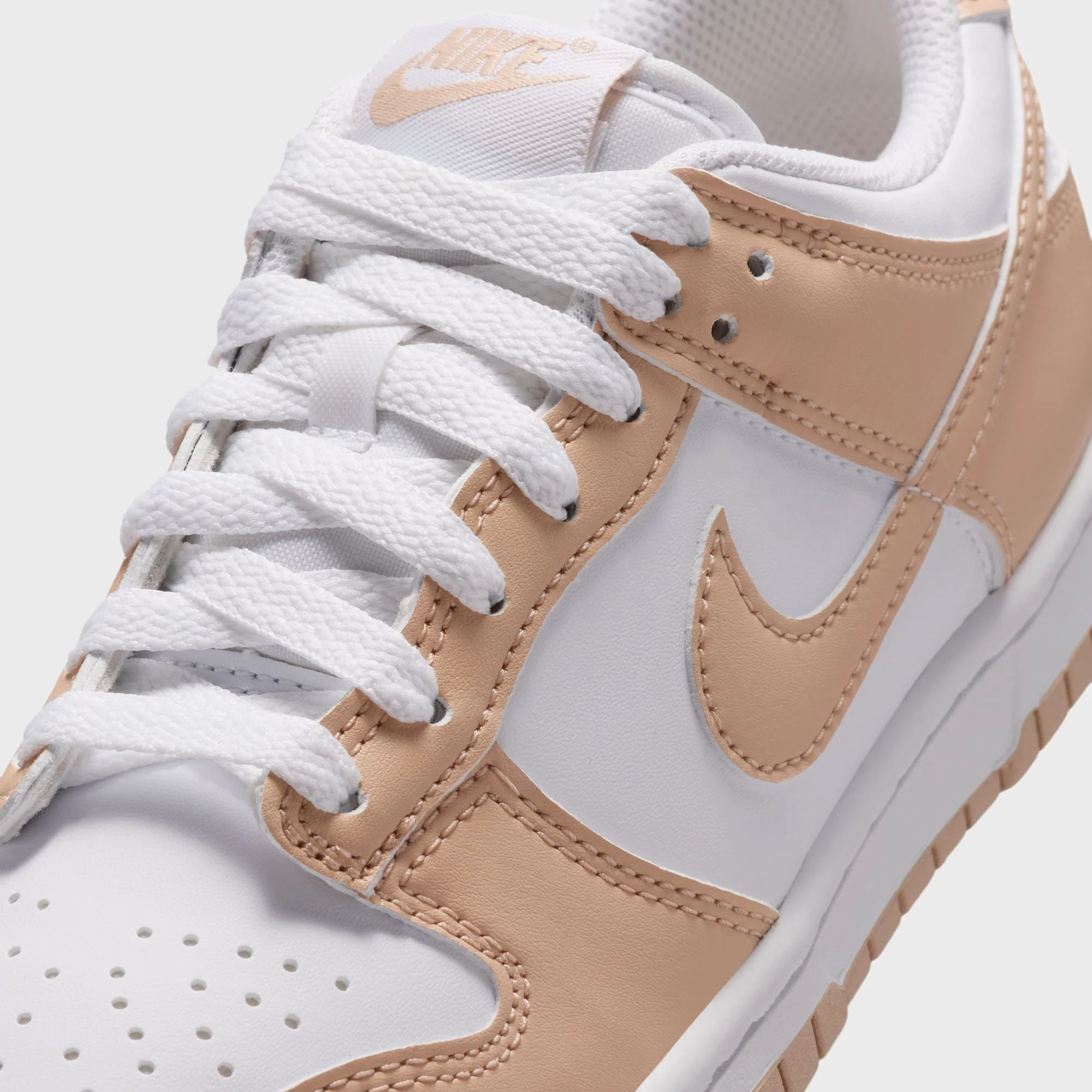 Nike GS Dunk Low - White / Shimmer - Image 6